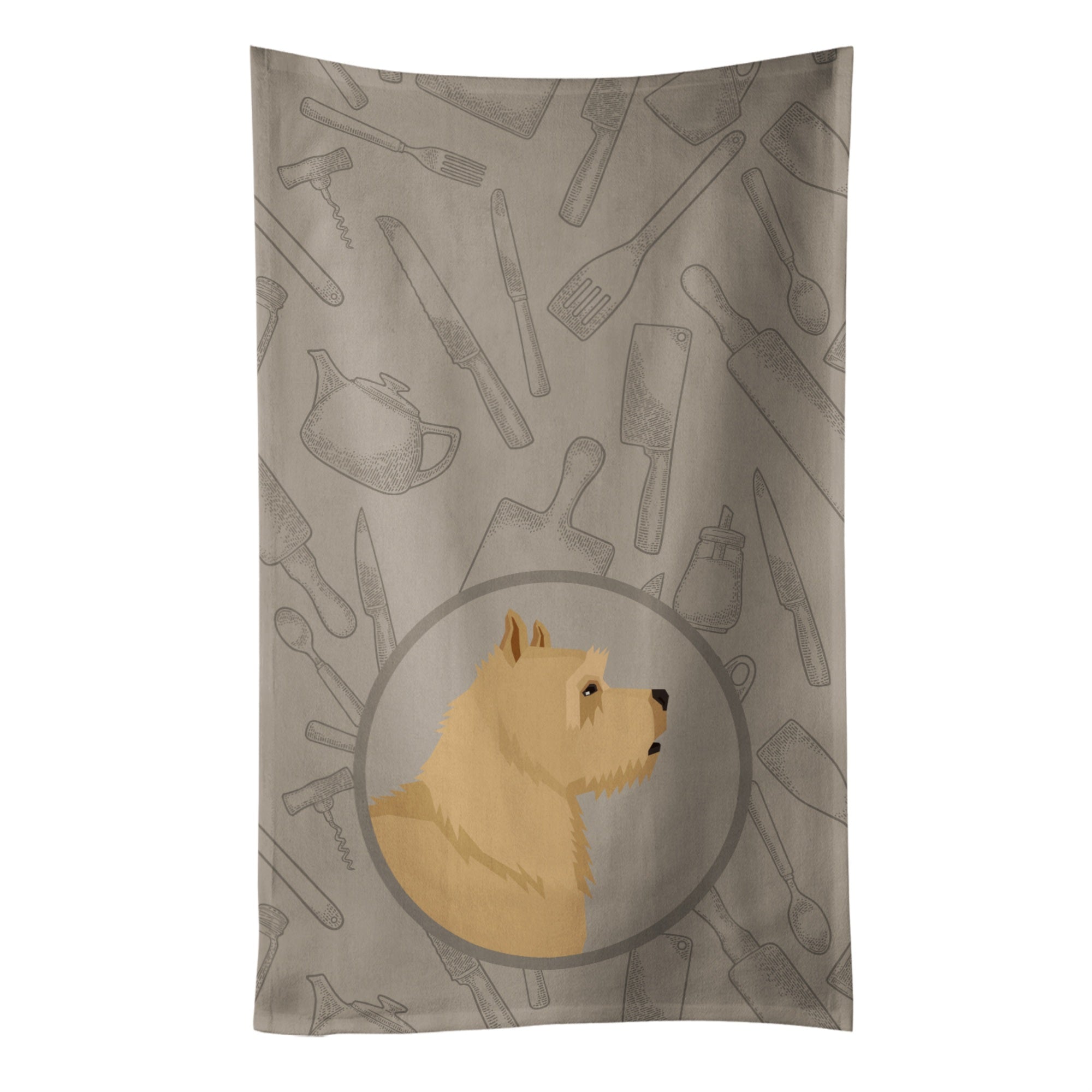 Caroline'S Treasures Ck2198Ktwl Norwich Terrier In The Kitchen Kitchen Towel