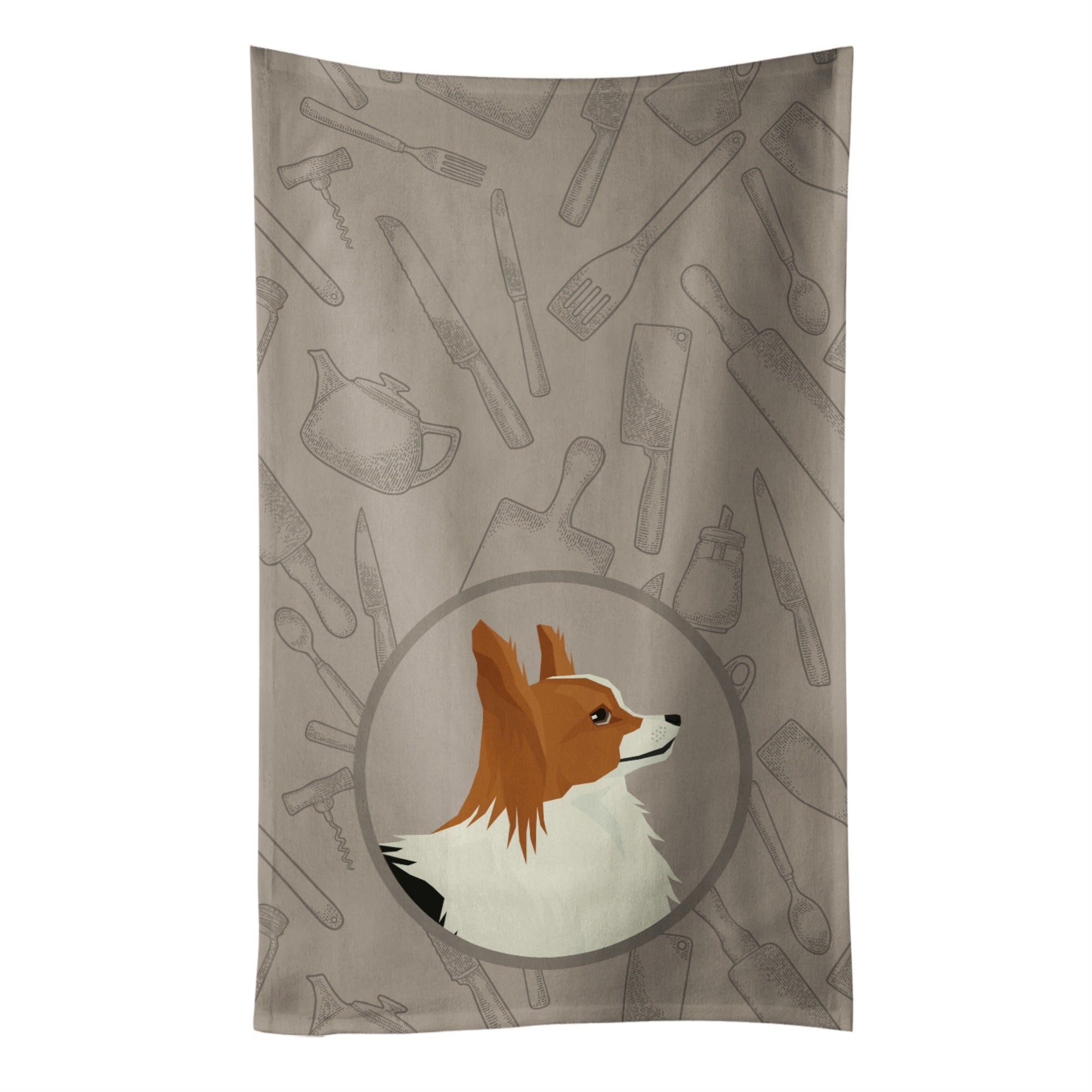 Caroline'S Treasures Ck2200Ktwl Papillon In The Kitchen Kitchen Towel