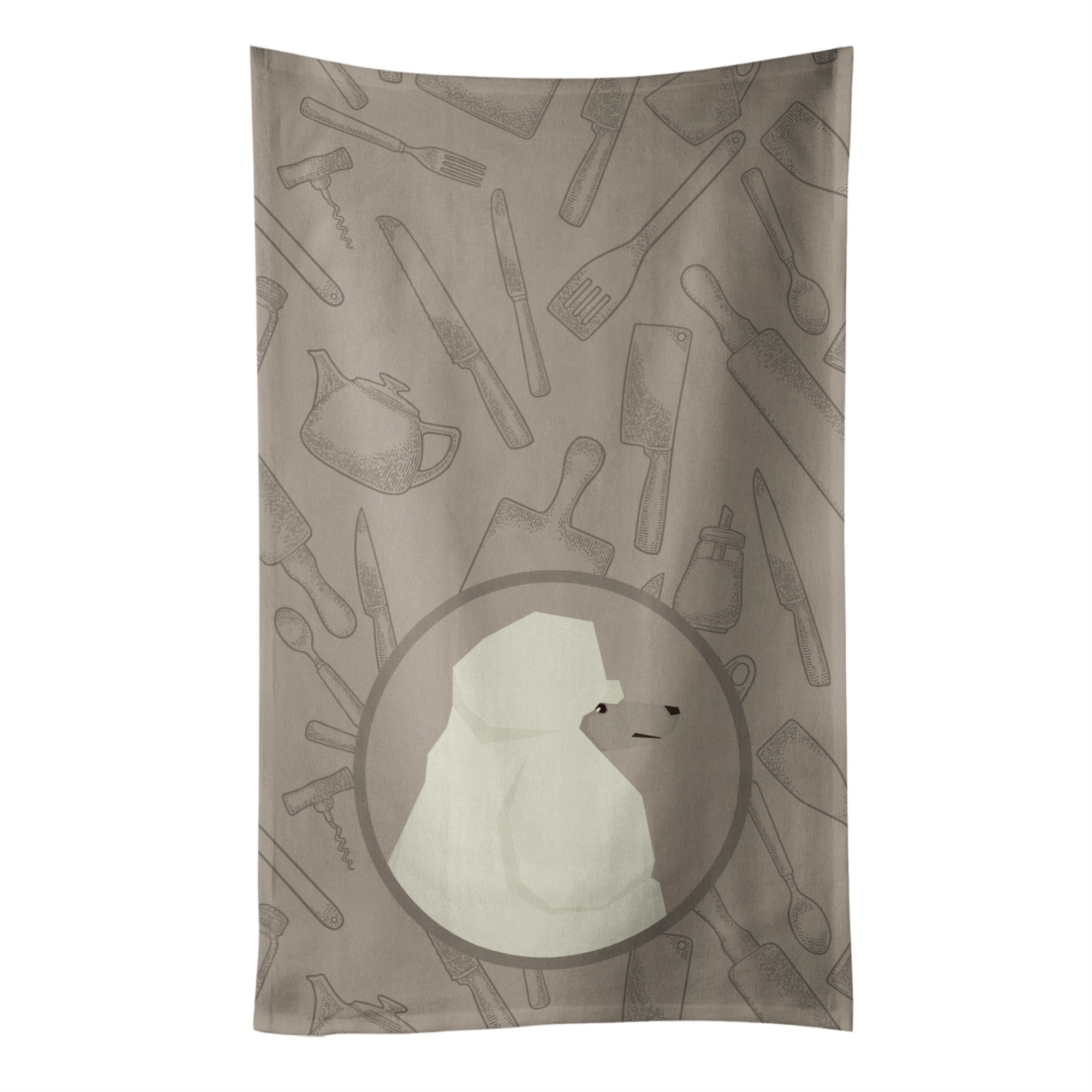 Caroline'S Treasures Ck2203Ktwl Poodle In The Kitchen Kitchen Towel