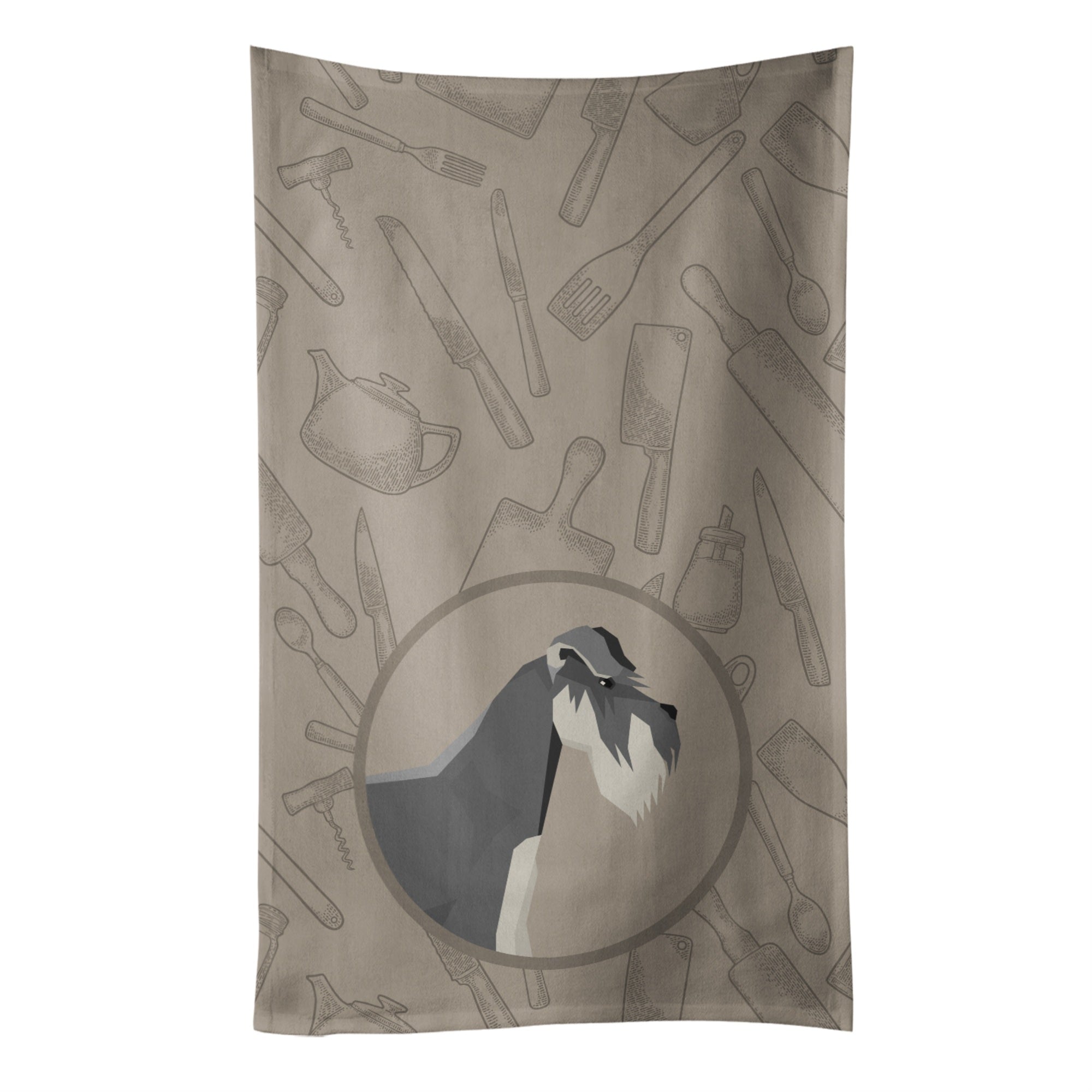 Caroline'S Treasures Ck2206Ktwl Schnauzer In The Kitchen Kitchen Towel