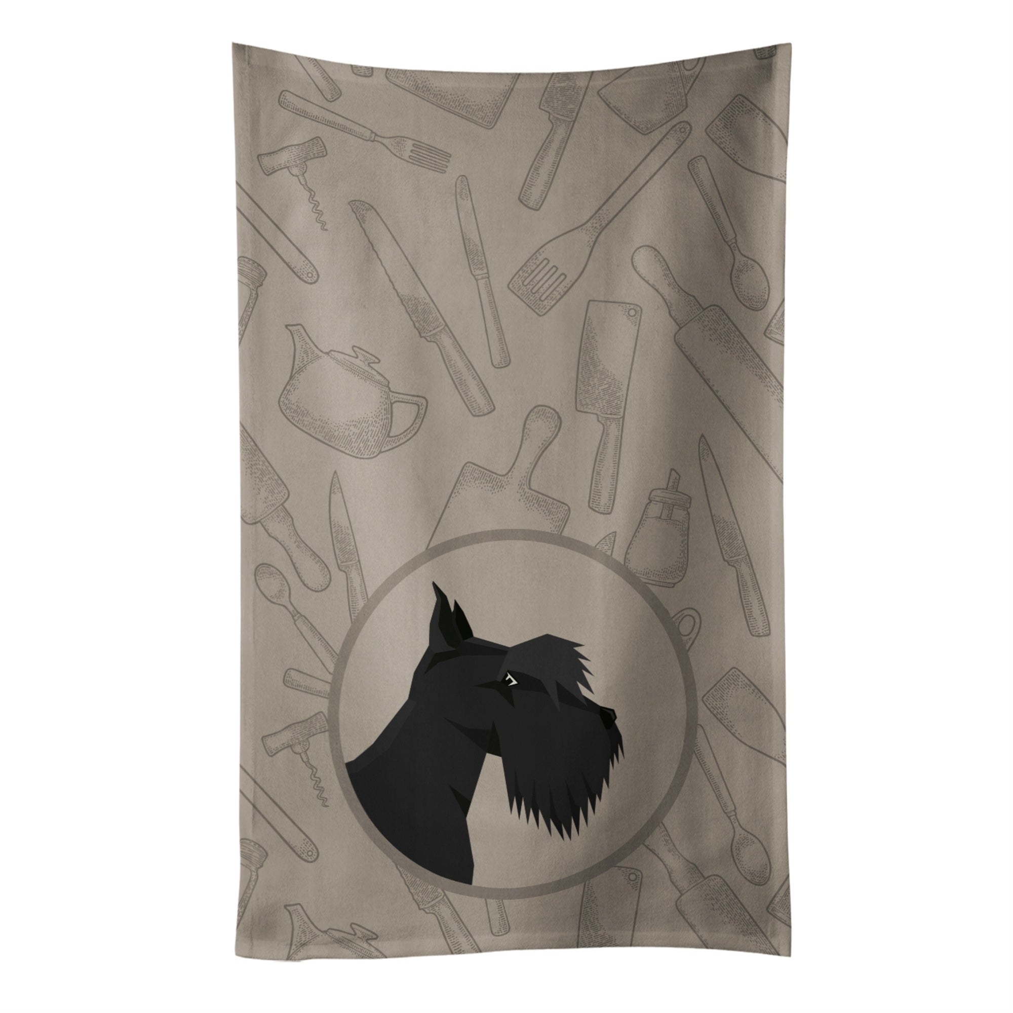 Caroline'S Treasures Ck2207Ktwl Scottish Terrier In The Kitchen Kitchen Towel