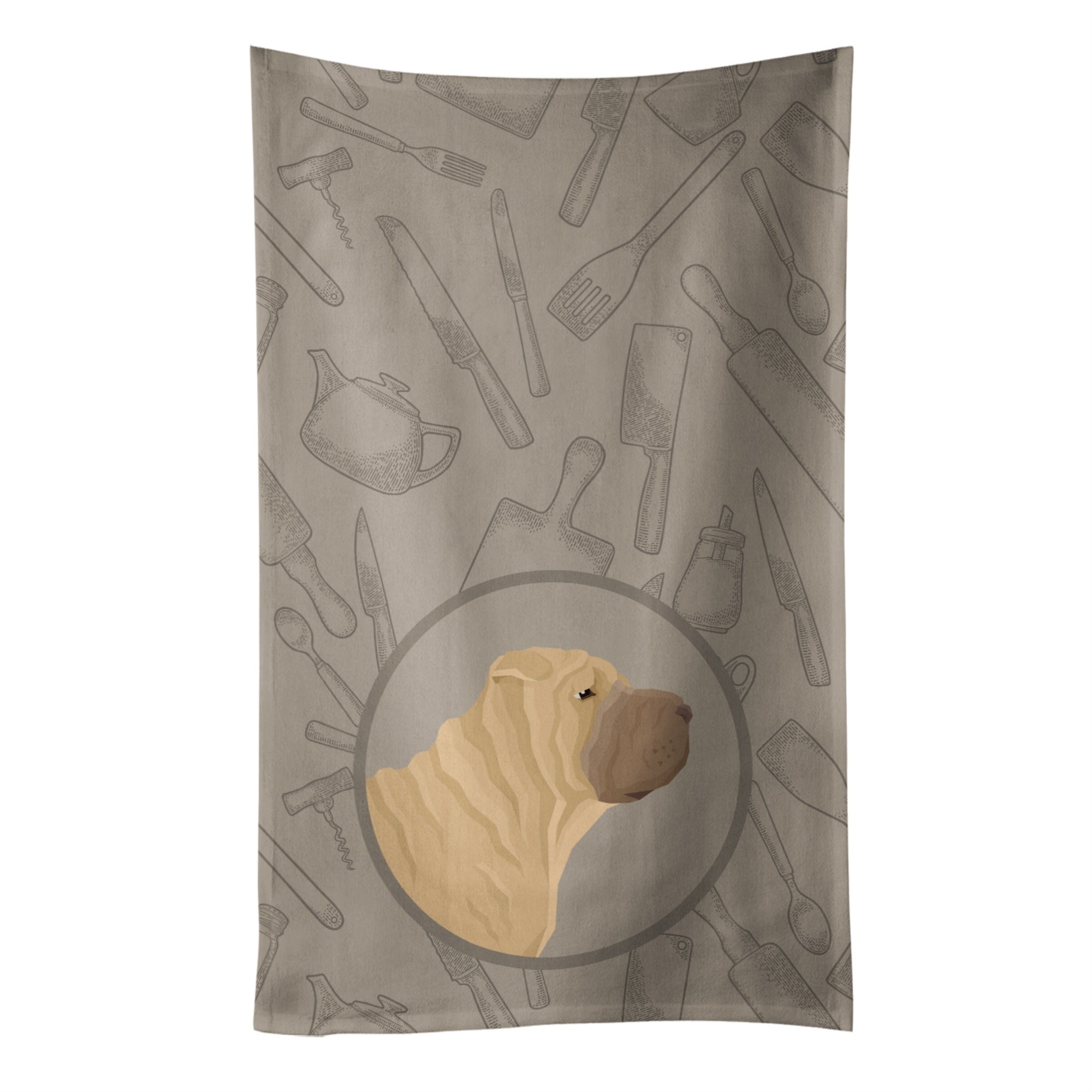 Caroline'S Treasures Ck2209Ktwl Shar Pei In The Kitchen Kitchen Towel