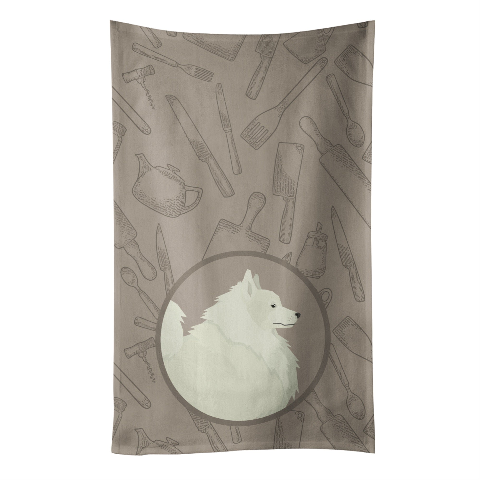 Caroline'S Treasures Ck2212Ktwl Spitz In The Kitchen Kitchen Towel