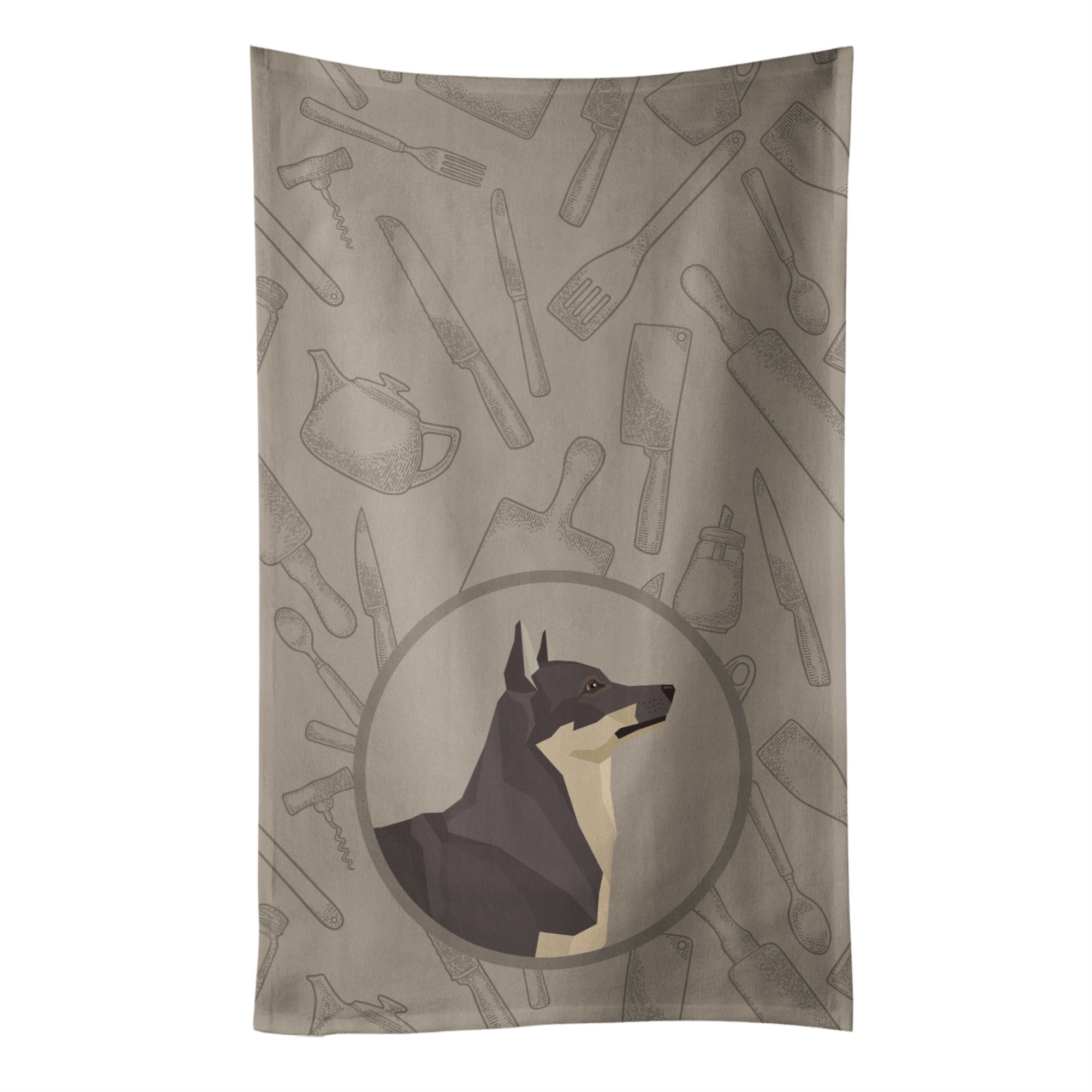 Caroline'S Treasures Ck2213Ktwl Swedish Vallhund In The Kitchen Kitchen Towel