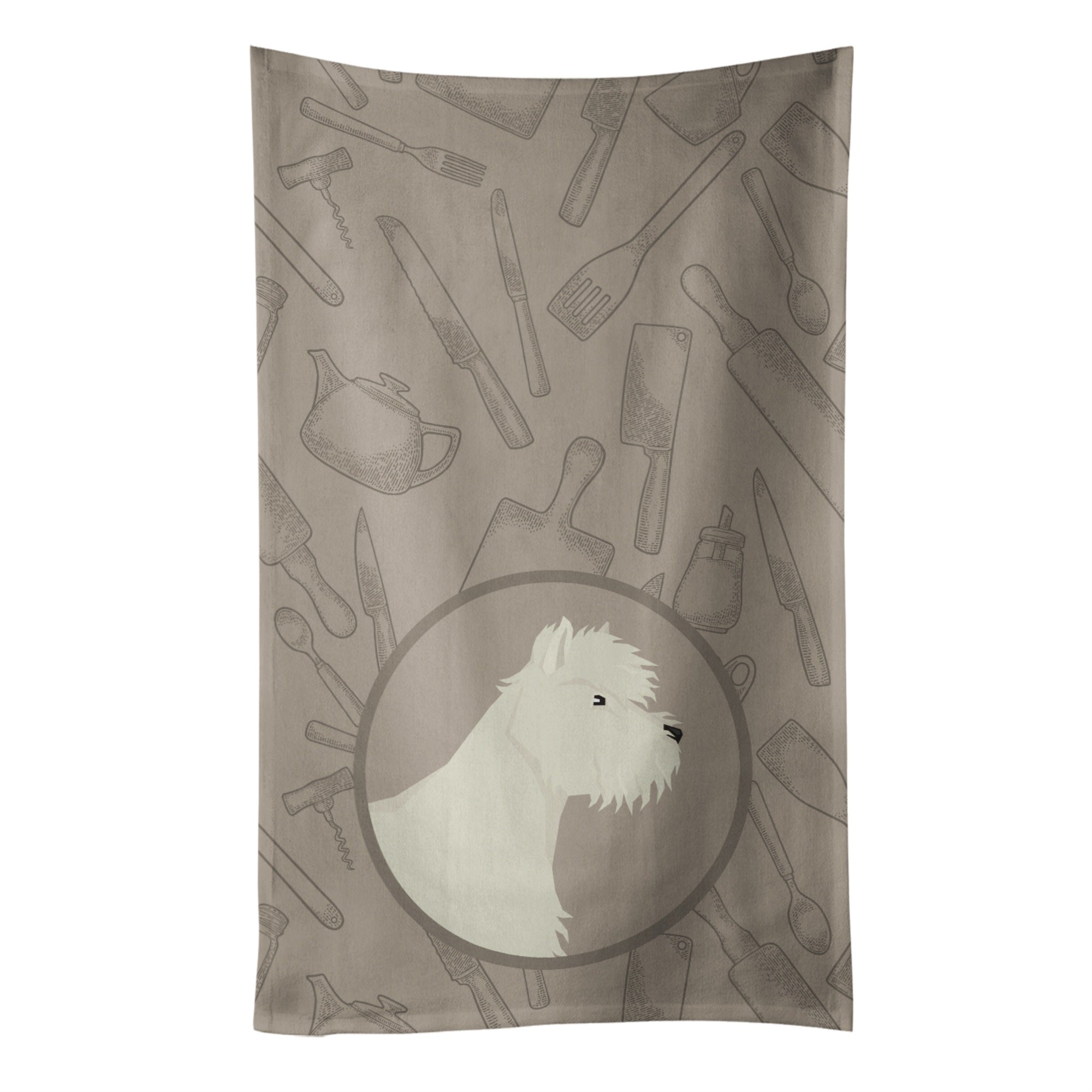 Caroline'S Treasures Ck2216Ktwl Westie In The Kitchen Kitchen Towel