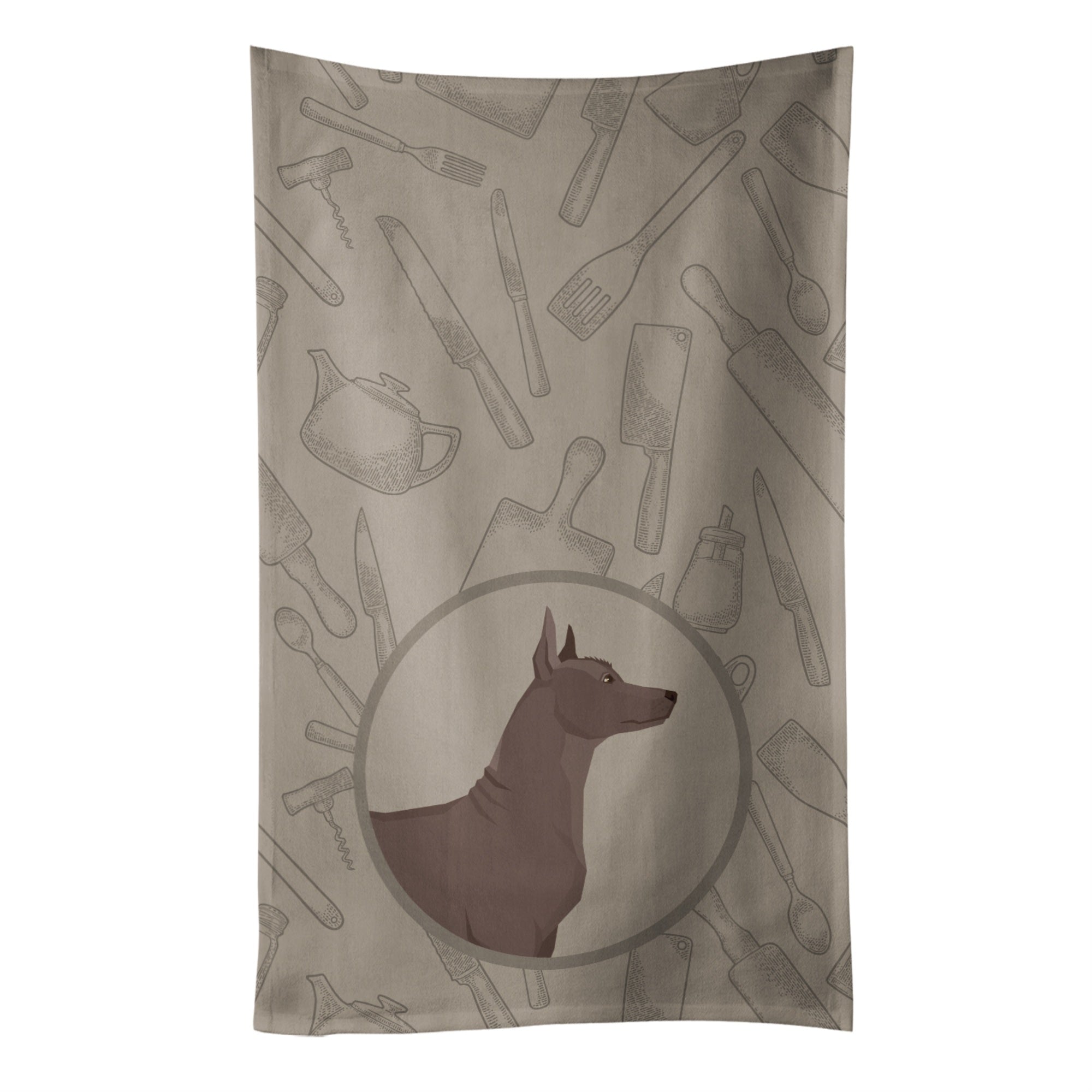 Caroline'S Treasures Ck2217Ktwl Mexican Hairless Dog Xolo In The Kitchen Kitchen Towel