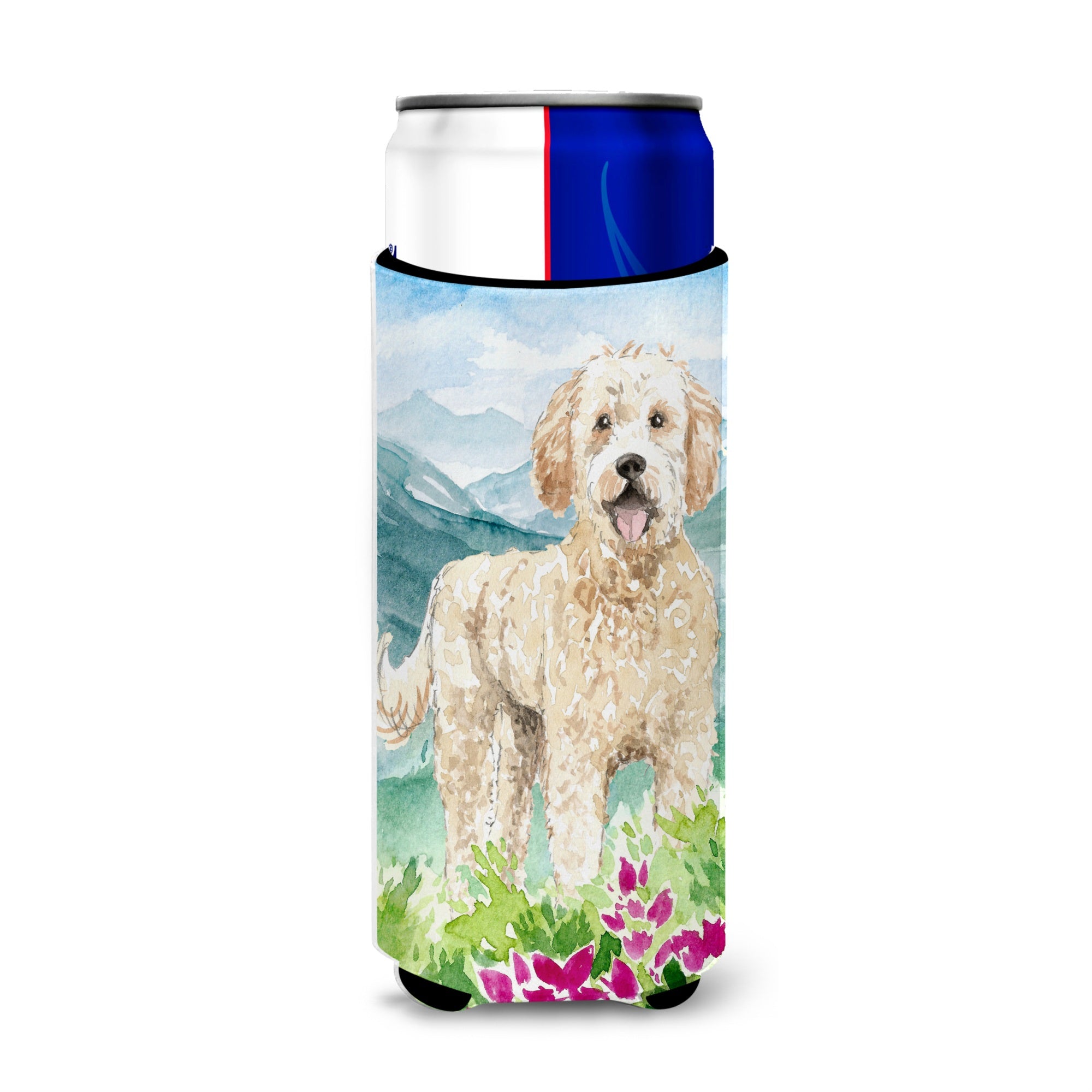 Caroline'S Treasures Ck2537Muk Michelob Ultra Hugger For Slim Cans Cold-Beverage-Koozies, Multicolor