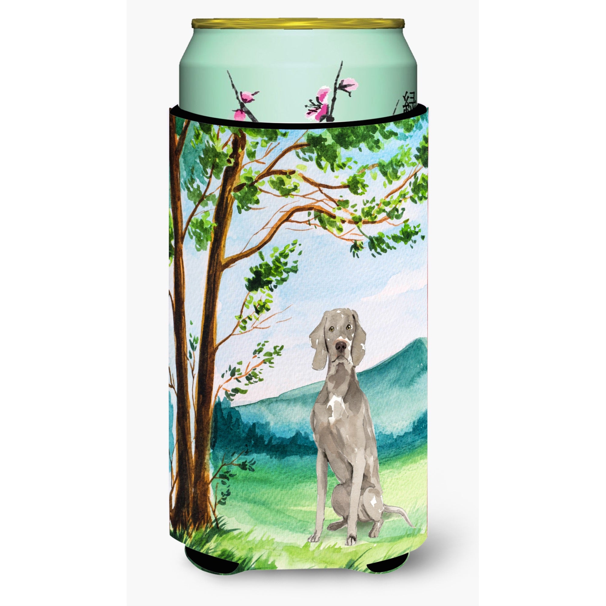 Caroline'S Treasures Ck2553Tbc Under The Tree Weimaraner Tall Boy Hugger Cold-Beverage-Koozies, Multicolor