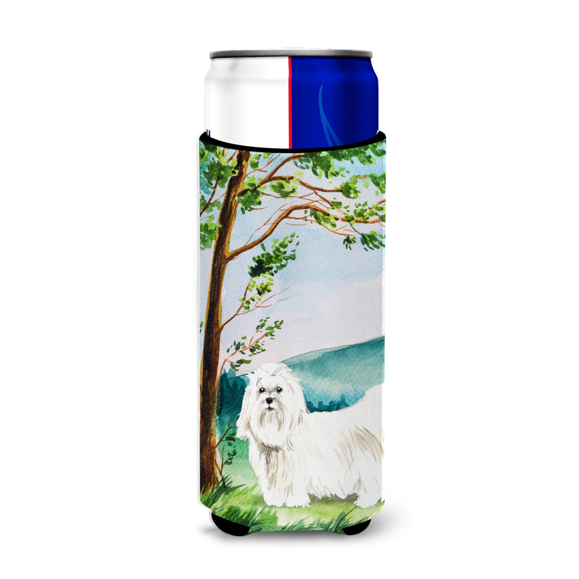 Caroline'S Treasures Ck2565Muk Michelob Ultra Hugger For Slim Cans Cold-Beverage-Koozies, Multicolor