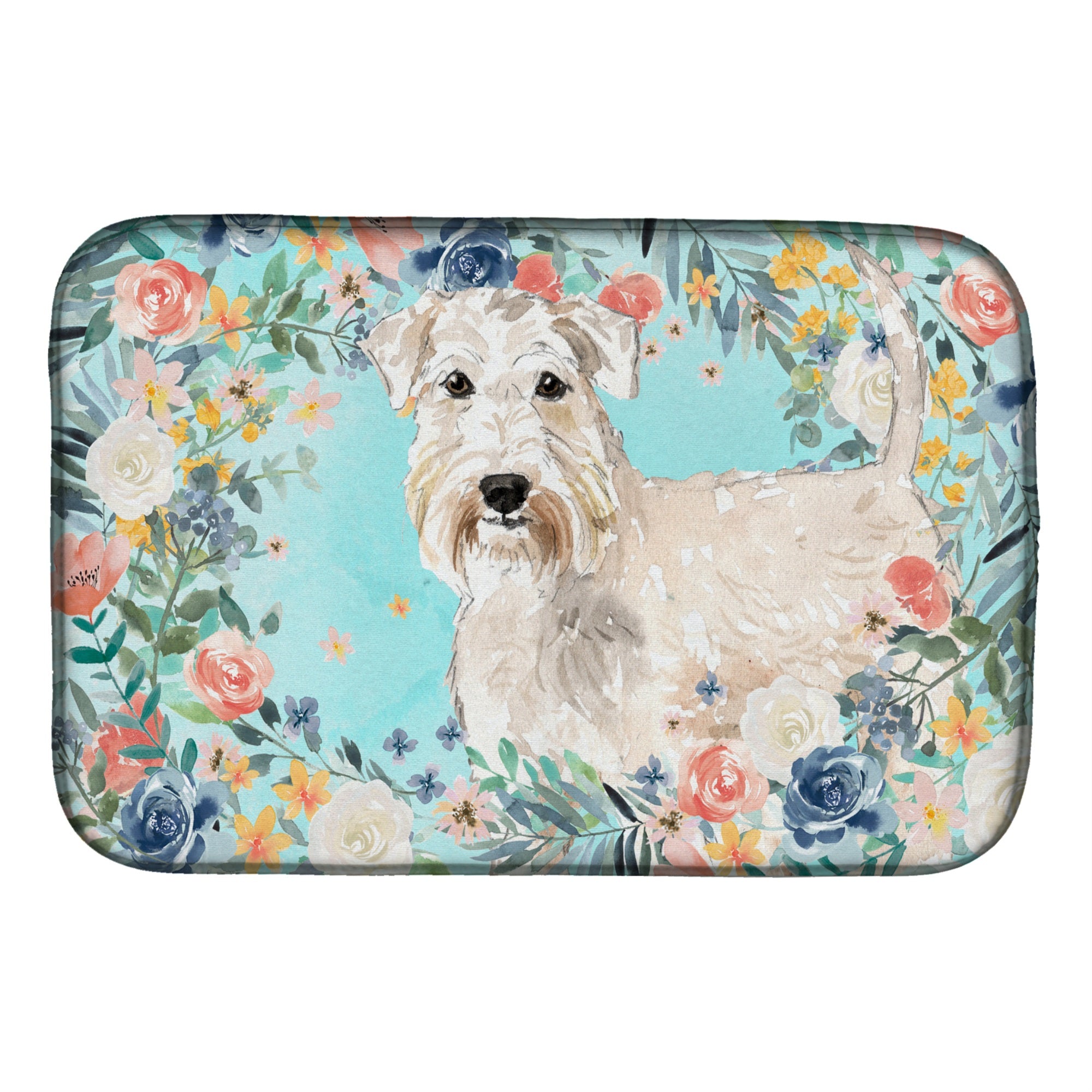 Caroline'S Treasures Ck3404Ddm Wheaten Terrier Dish-Drying-Mats, 14 X 21, Multicolor