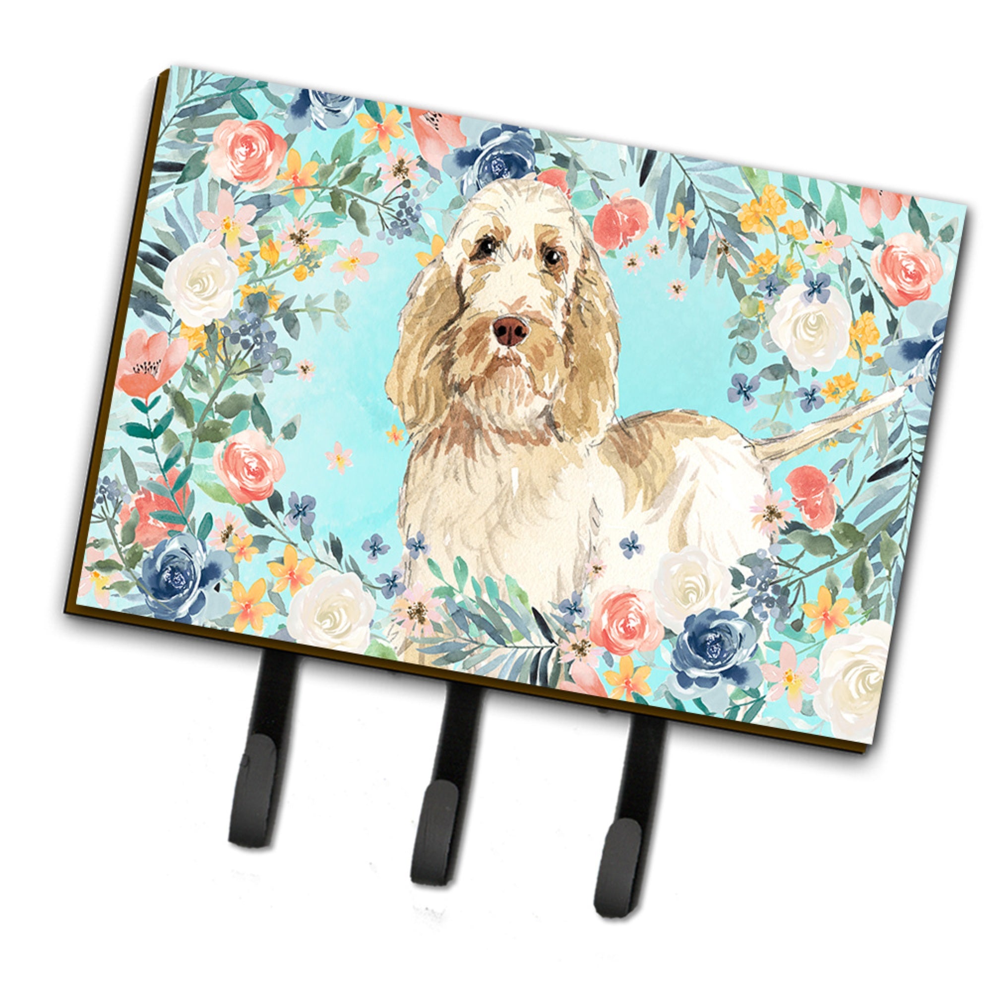 Caroline'S Treasures Spinone Italiano Leash Or Key Holder Hooks, Multicolor