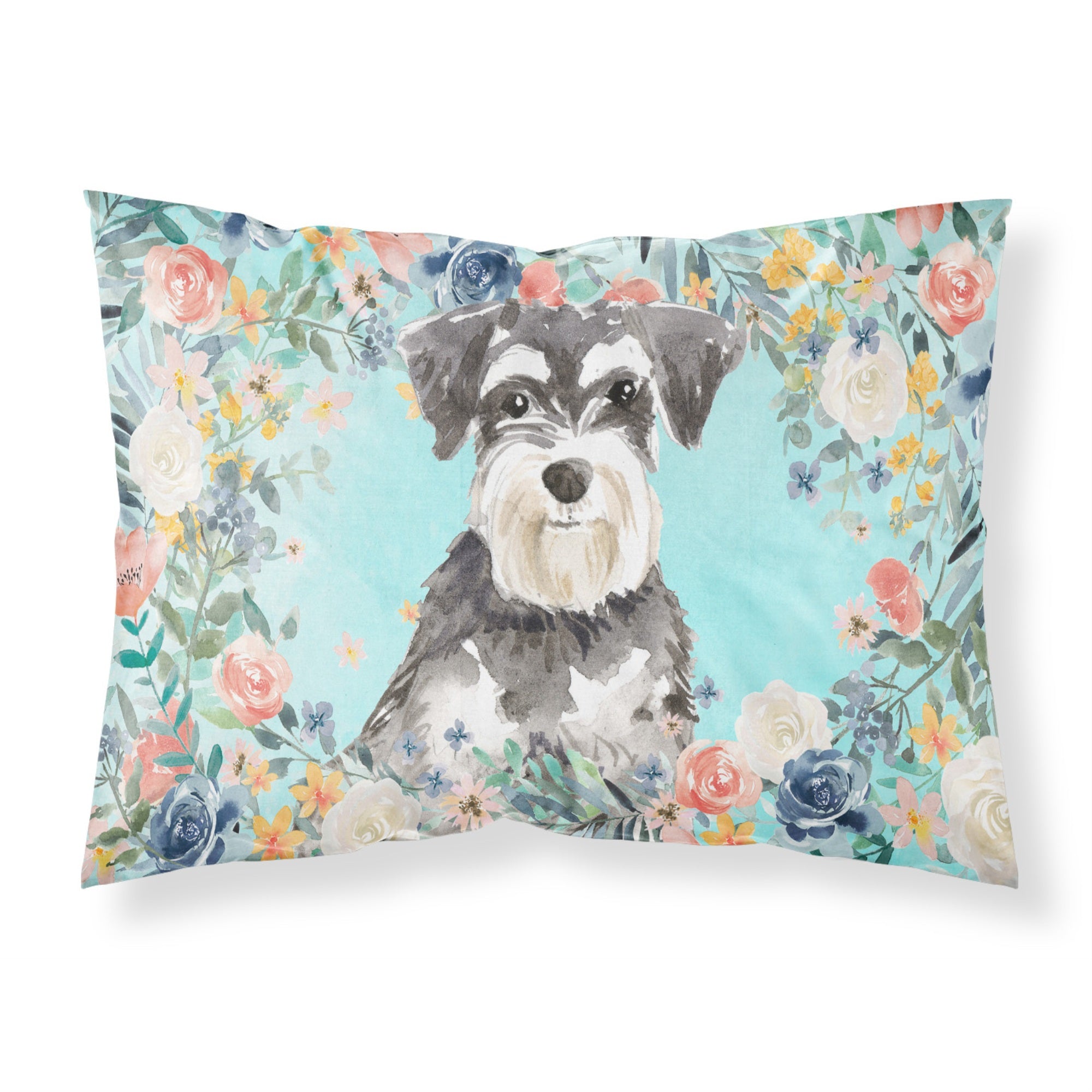 Caroline'S Treasures Schnauzer #2 Fabric Standard Pillowcases, Multicolor