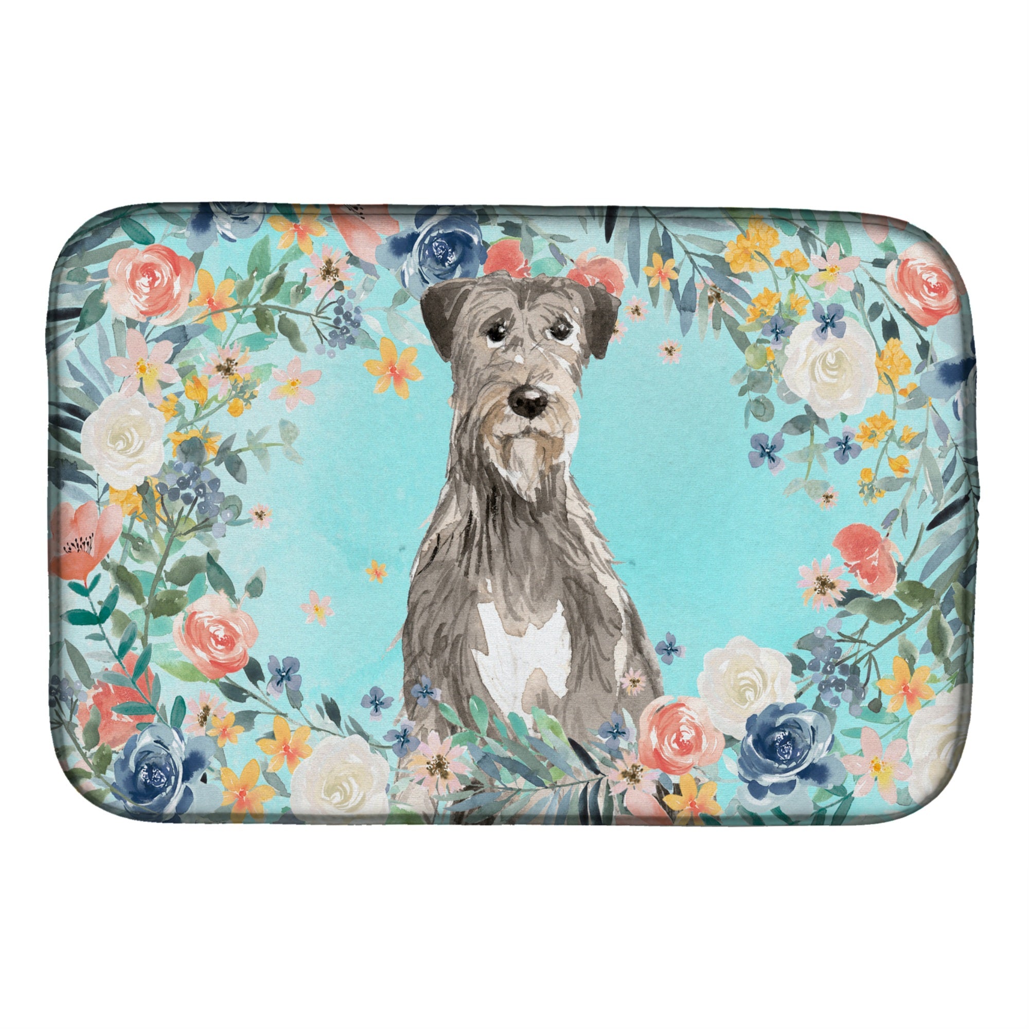 Caroline'S Treasures Ck3423Ddm Irish Wolfhound Dish-Drying-Mats, 14 X 21, Multicolor