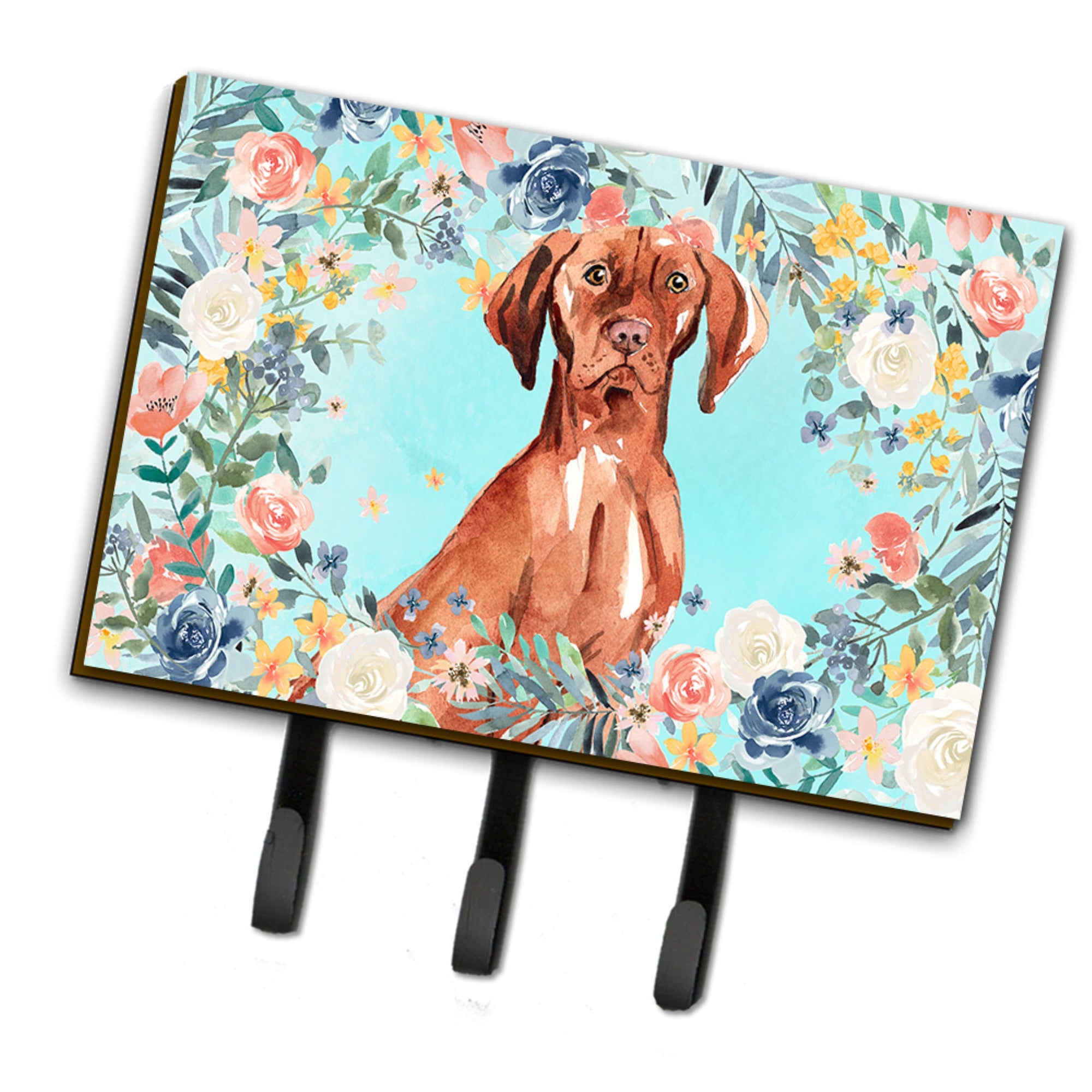 Caroline'S Treasures Vizsla Leash Or Key Holder Hooks, Multicolor
