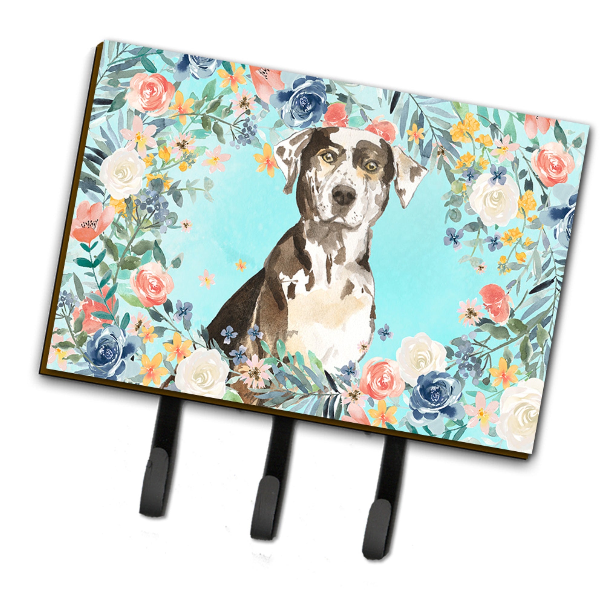 Caroline'S Treasures Catahoula Leopard Dog Leash Or Key Holder Hooks, Multicolor