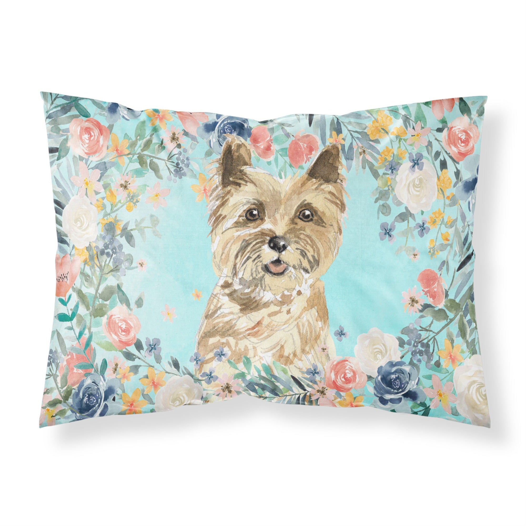 Caroline'S Treasures Cairn Terrier Fabric Standard Pillowcases, Multicolor