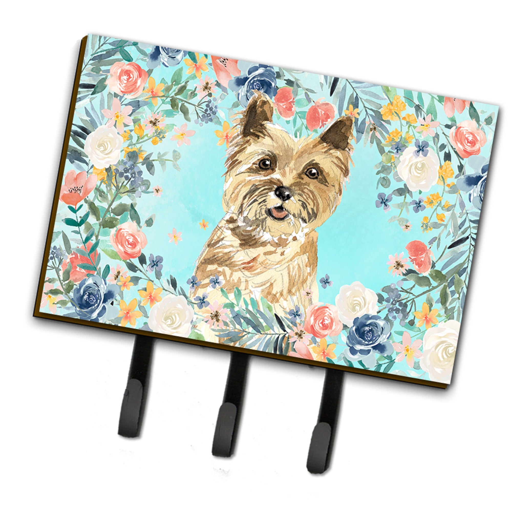 Caroline'S Treasures Cairn Terrier Leash Or Key Holder Hooks, Multicolor