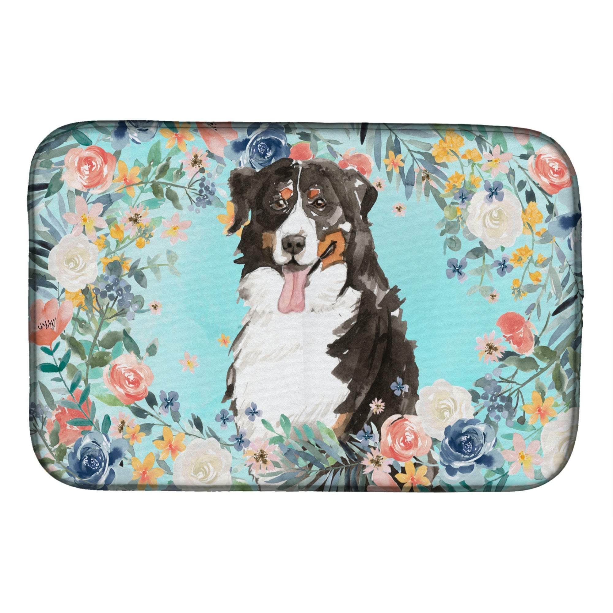 Caroline'S Treasures Ck3436Ddm Bernese Mountain Dog Dish-Drying-Mats, 14 X 21, Multicolor