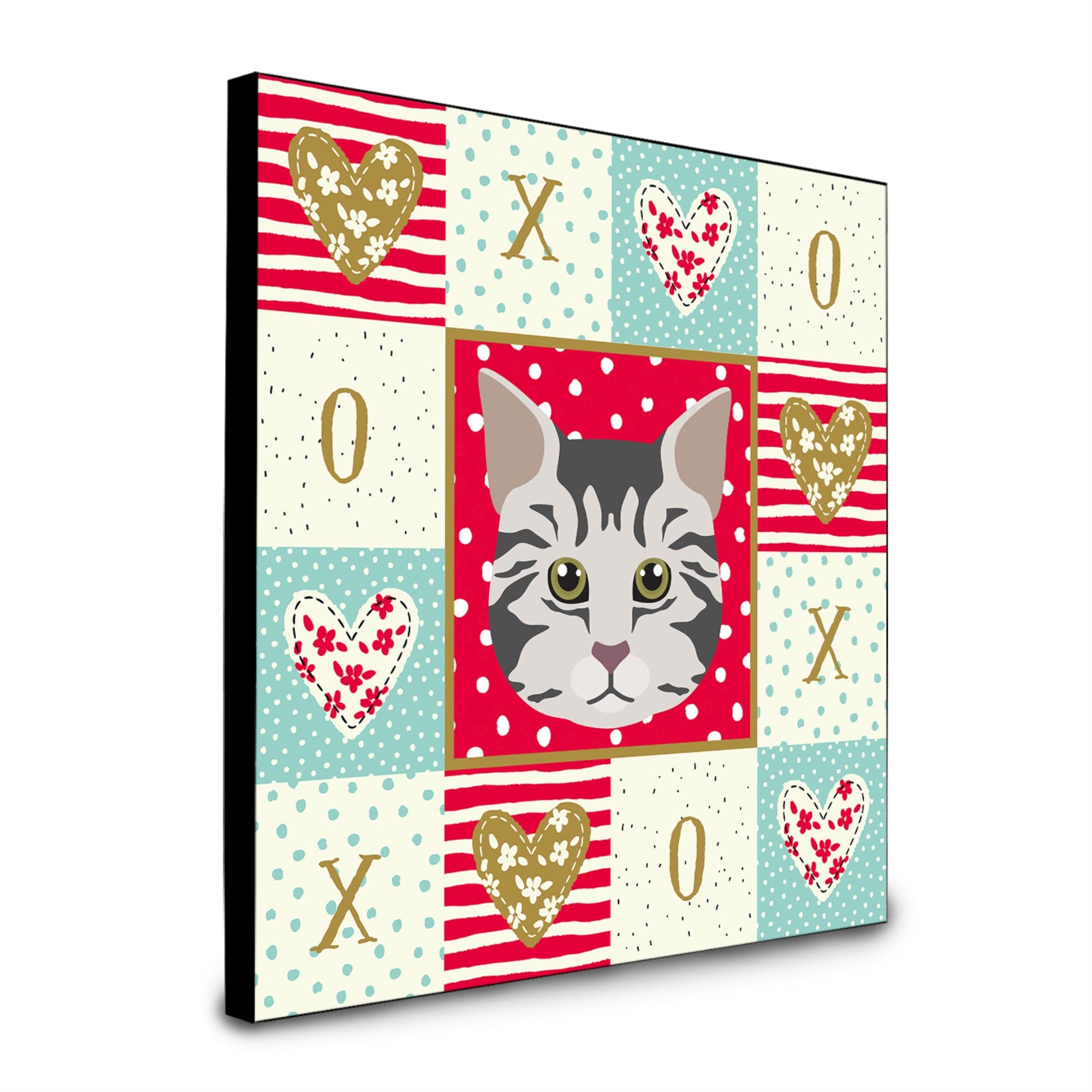 American Bobtail Cat Love Artwork Wall Panel Ck5079Up88