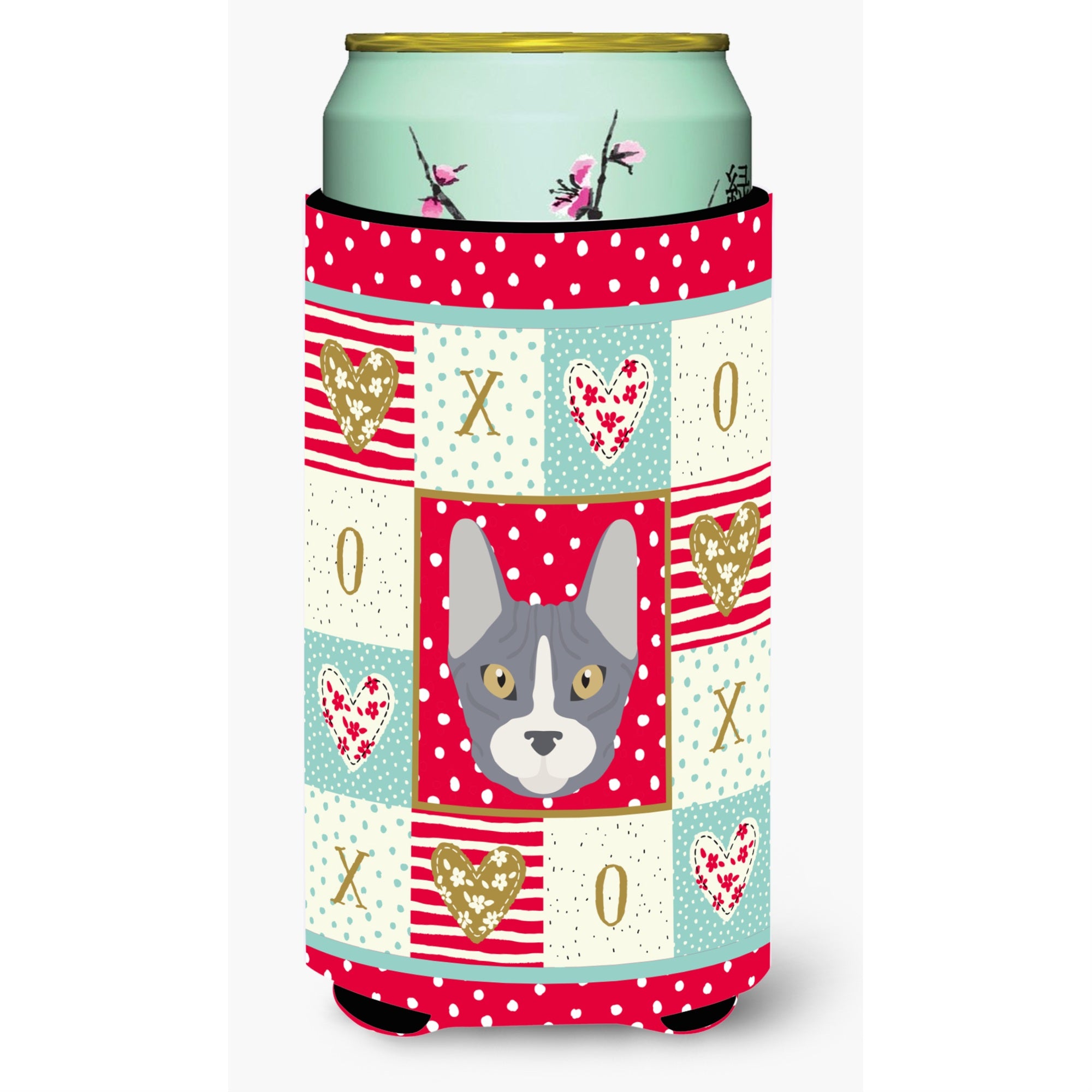 Caroline'S Treasures Ck5111Tbc Don Sphynx Cat Tall Boy Insulator Hugger Cold-Beverage-Koozies, Multicolor