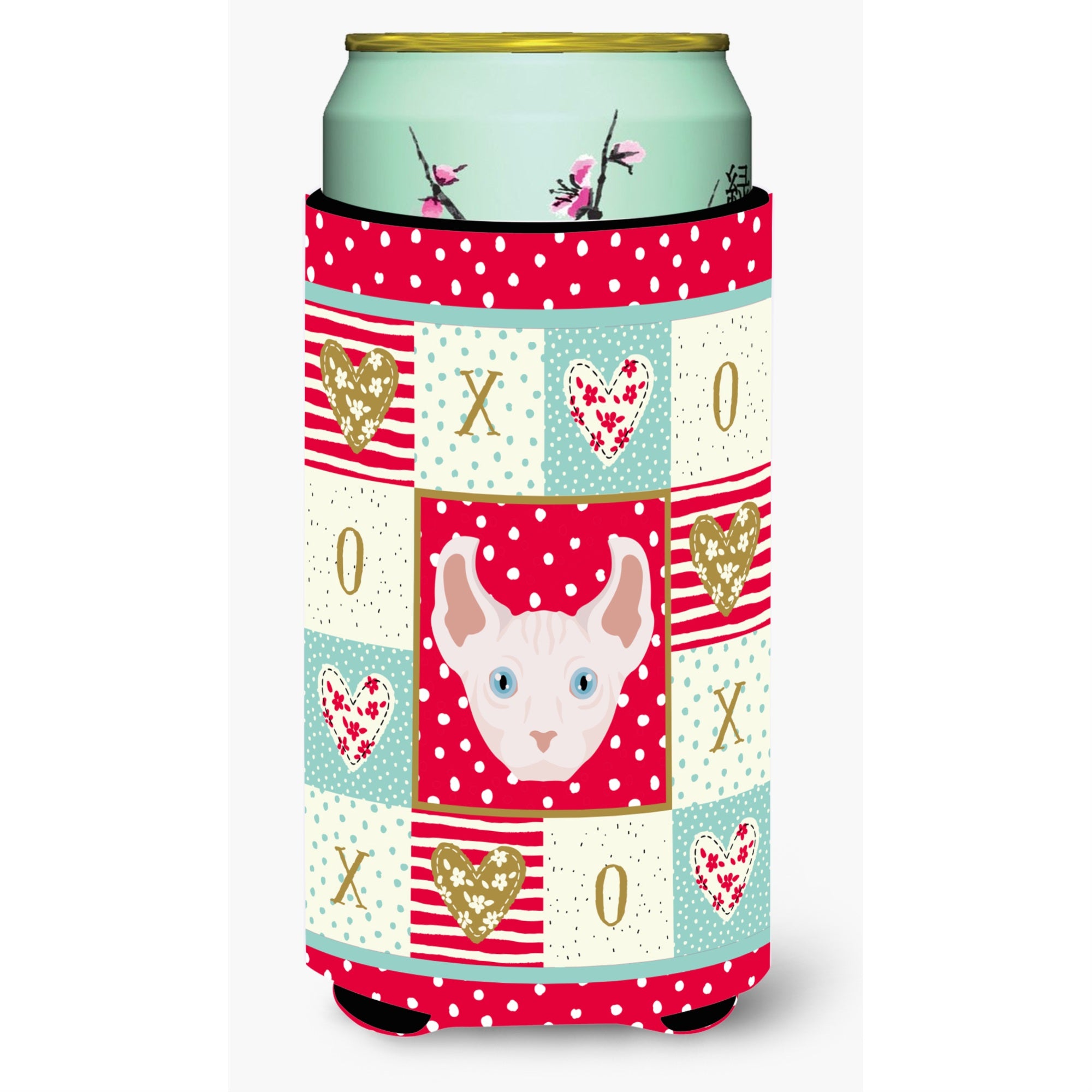 Caroline'S Treasures Ck5113Tbc Dwelf Cat Tall Boy Insulator Hugger Cold-Beverage-Koozies, Multicolor