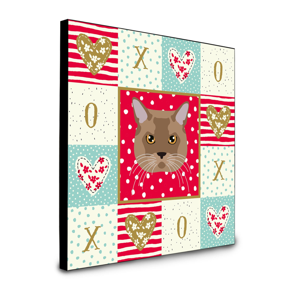 European Burmese Cat Love Artwork Wall Panel Ck5115Up88