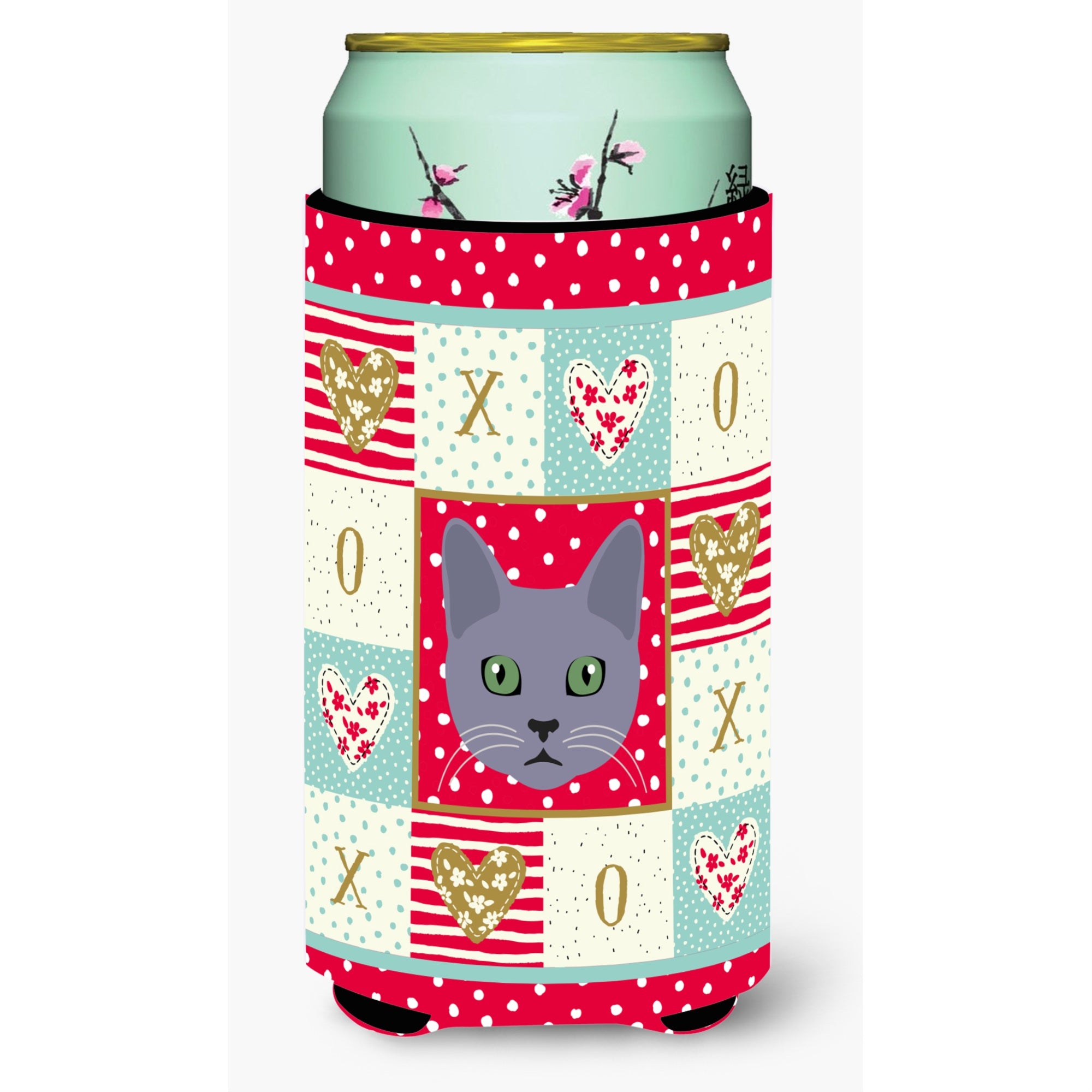 Caroline'S Treasures Ck5124Tbc Korat Cat Tall Boy Insulator Hugger Cold-Beverage-Koozies, Multicolor