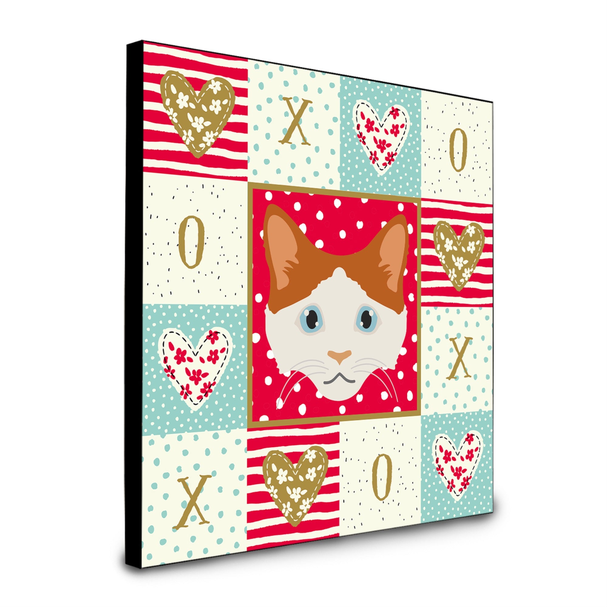 La Perm Cat Love Artwork Wall Panel Ck5127Up88