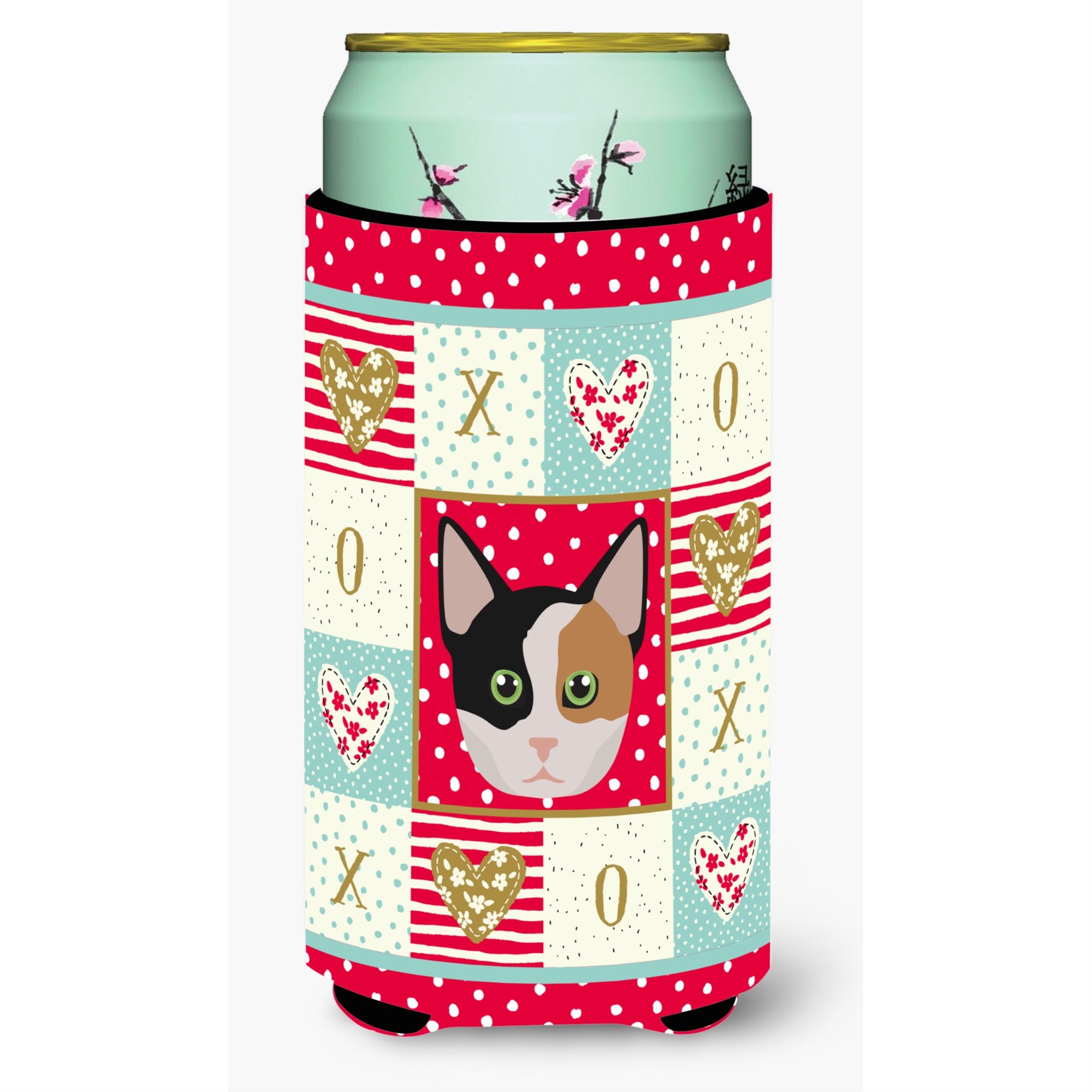 Caroline'S Treasures Ck5134Tbc Munchkin Cat Tall Boy Insulator Hugger Cold-Beverage-Koozies, Multicolor