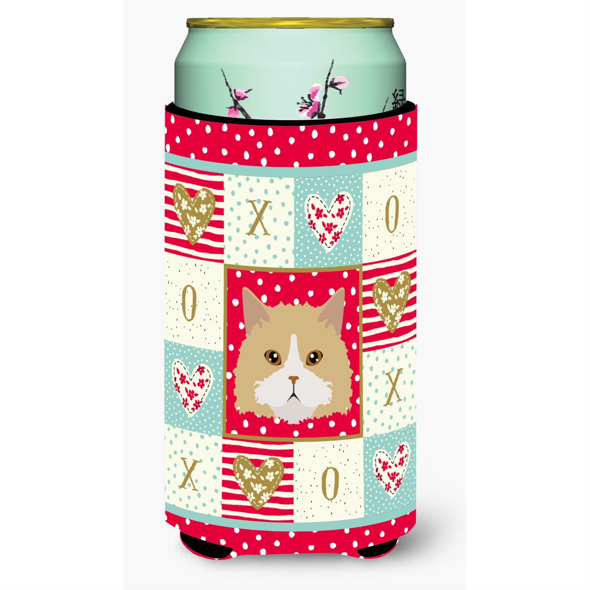 Caroline'S Treasures Ck5140Tbc Oregon Rex Cat Tall Boy Insulator Hugger Cold-Beverage-Koozies, Multicolor