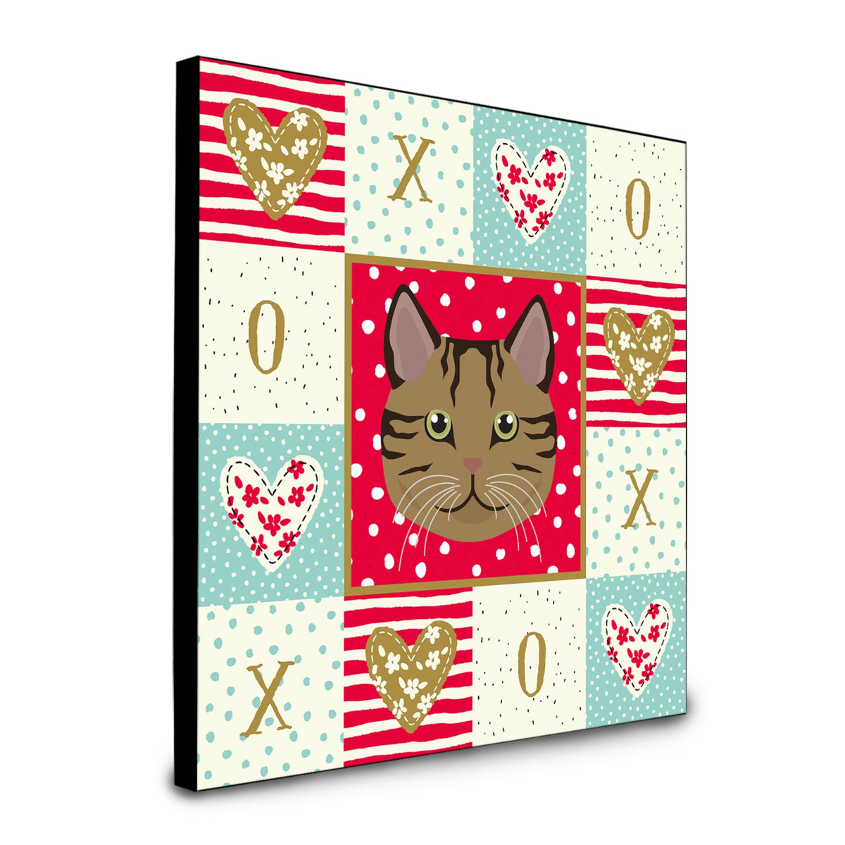 Scottish Straight Cat Love Artwork Wall Panel Ck5159Up88