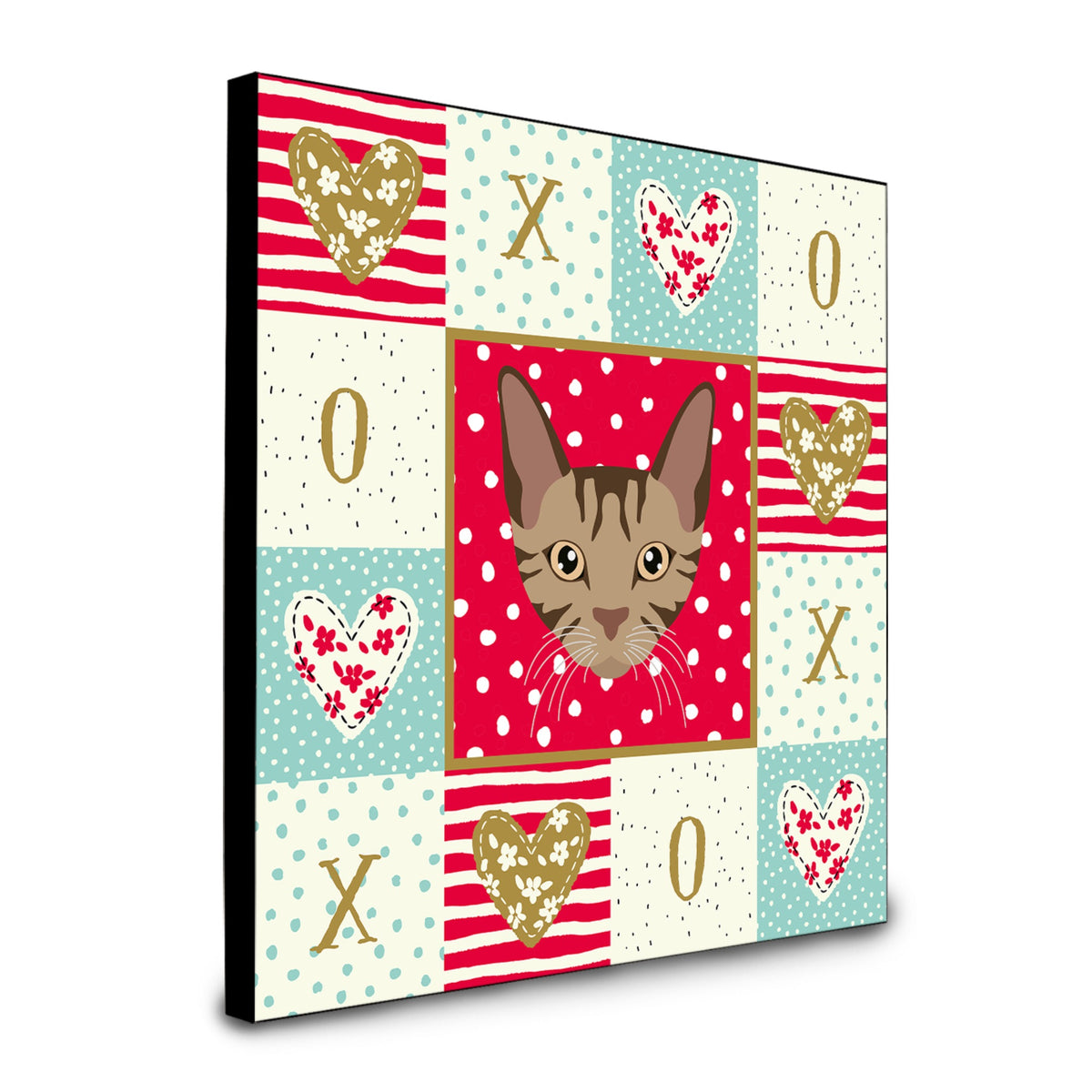 Sokoke Cat Love Artwork Wall Panel Ck5168Up88