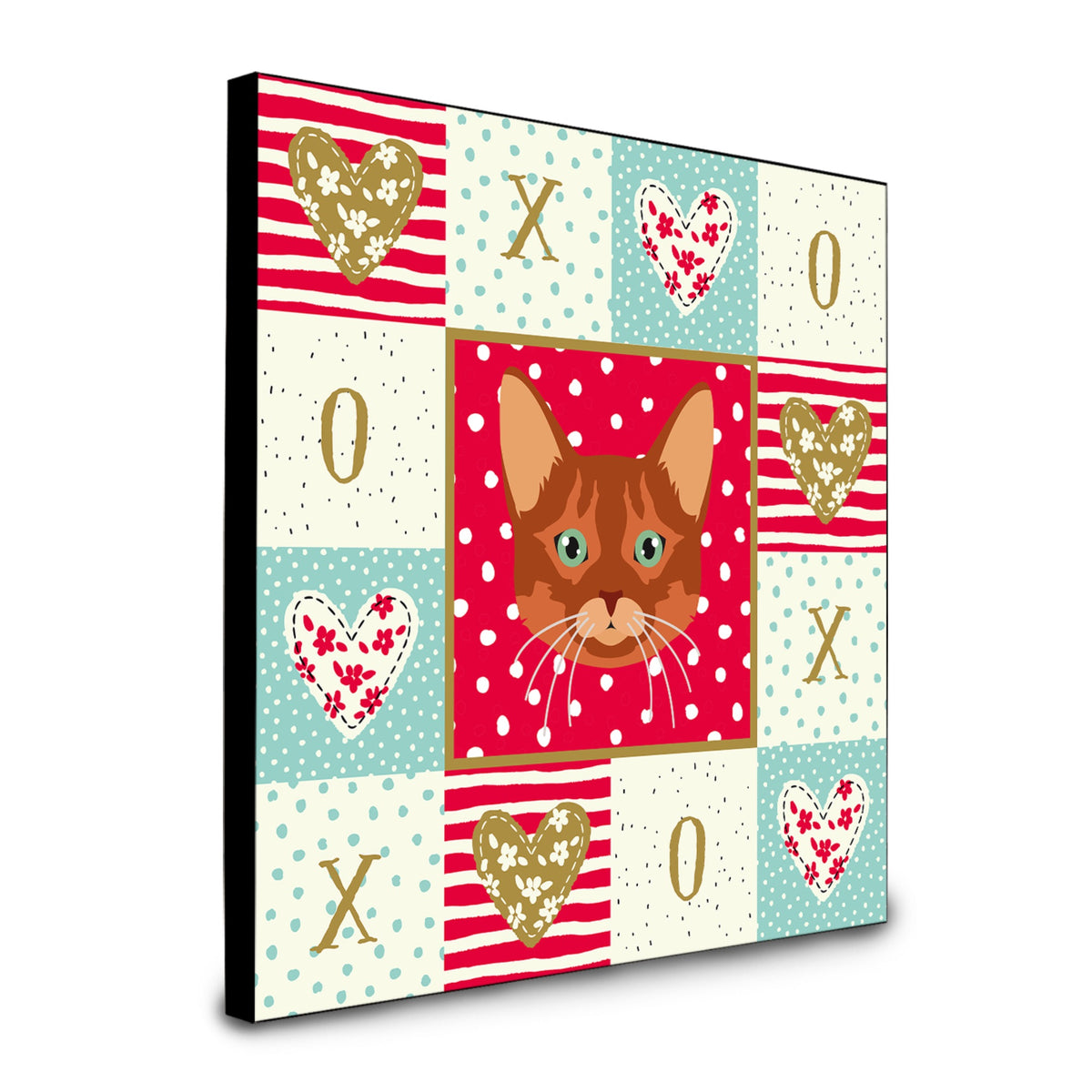 Somali Cat Love Artwork Wall Panel Ck5169Up88