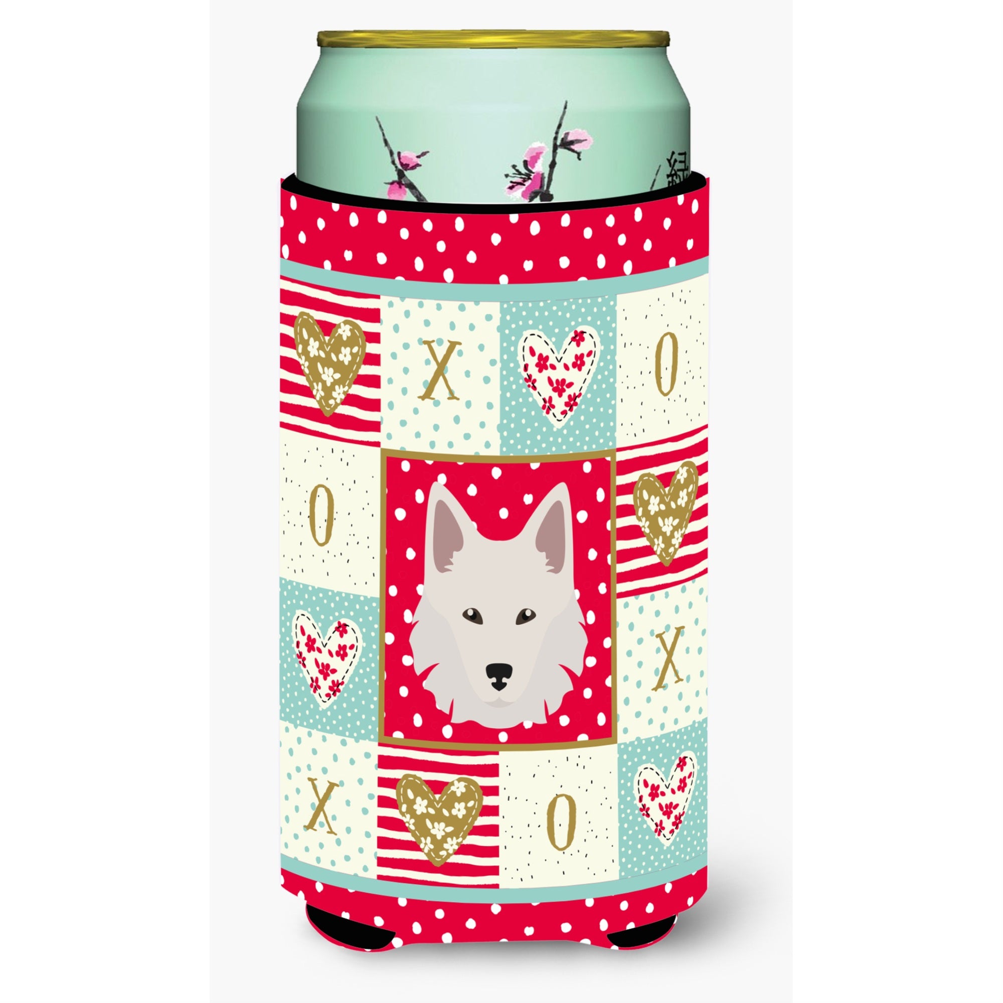Caroline'S Treasures Ck5194Tbc Danish Spitz Tall Boy Insulator Hugger Cold-Beverage-Koozies, Multicolor