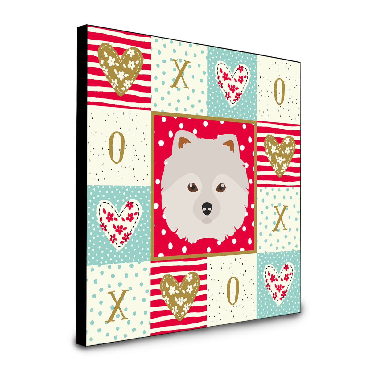 Japanese Spitz Love Artwork Wall Panel Ck5210Up88