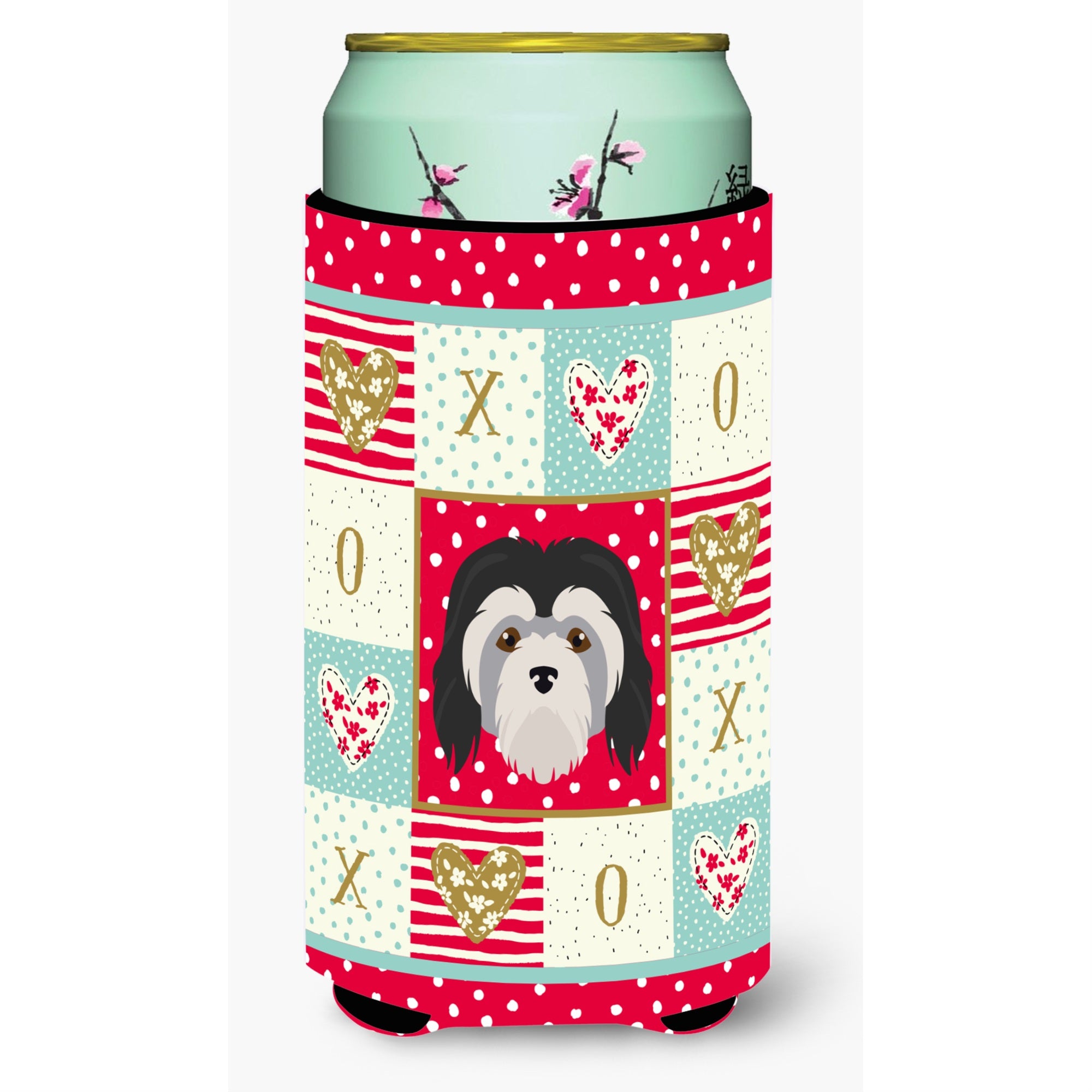 Caroline'S Treasures Ck5216Tbc Lowchen Little Lion Dog Tall Boy Hugger Cold-Beverage-Koozies, Multicolor