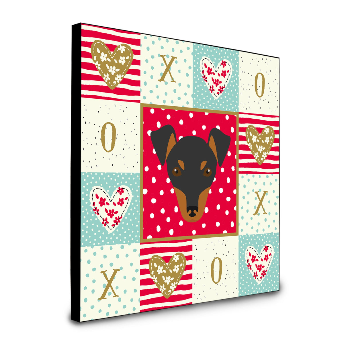 Manchester Toy Terrier Love Artwork Wall Panel Ck5218Up88