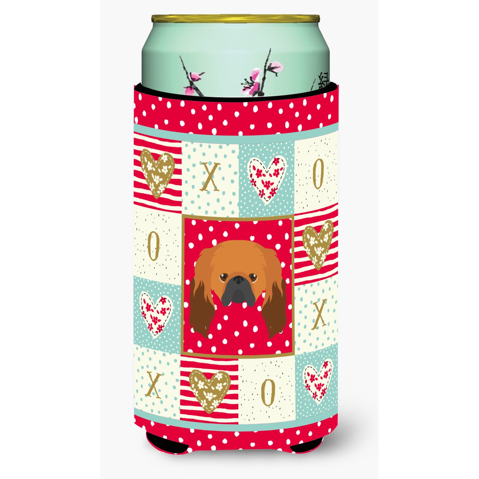 Caroline'S Treasures Ck5225Tbc Pekingese Tall Boy Insulator Hugger Cold-Beverage-Koozies, Multicolor