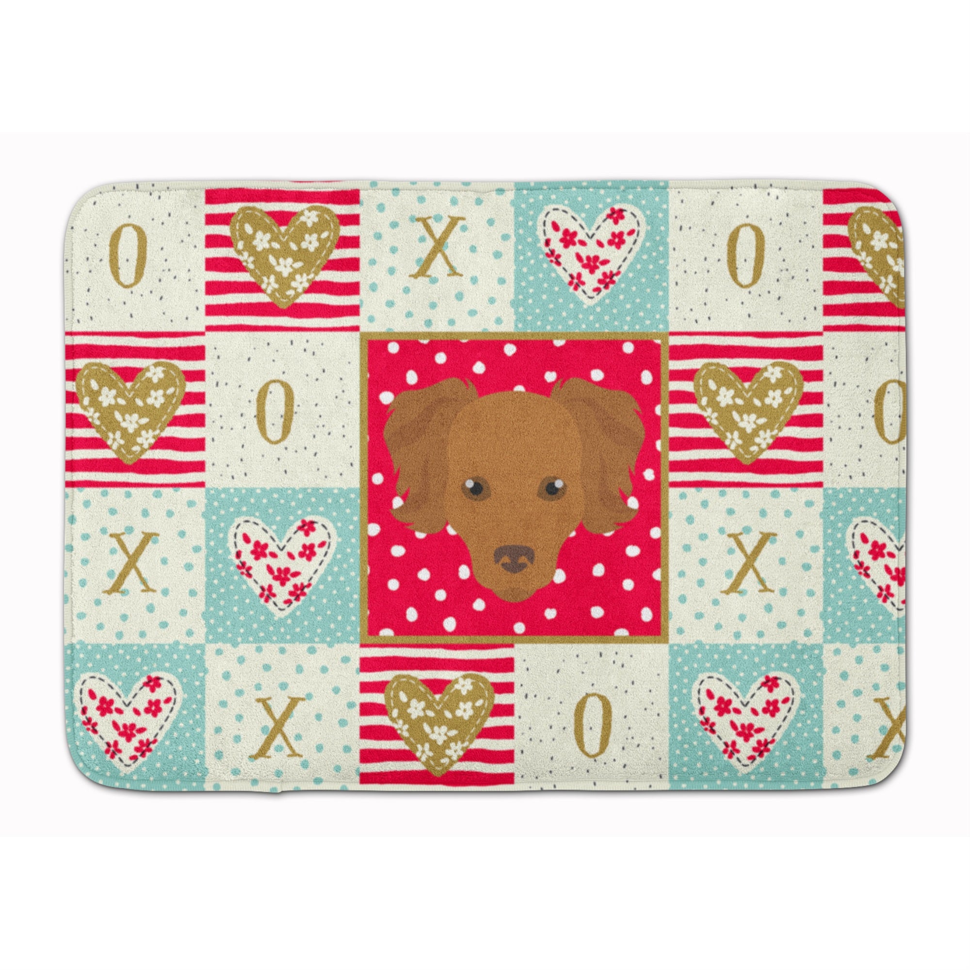 Caroline'S Treasures Persian Chihuahua Love Machine Washable Memory Foam Mat Doormats, Multicolor