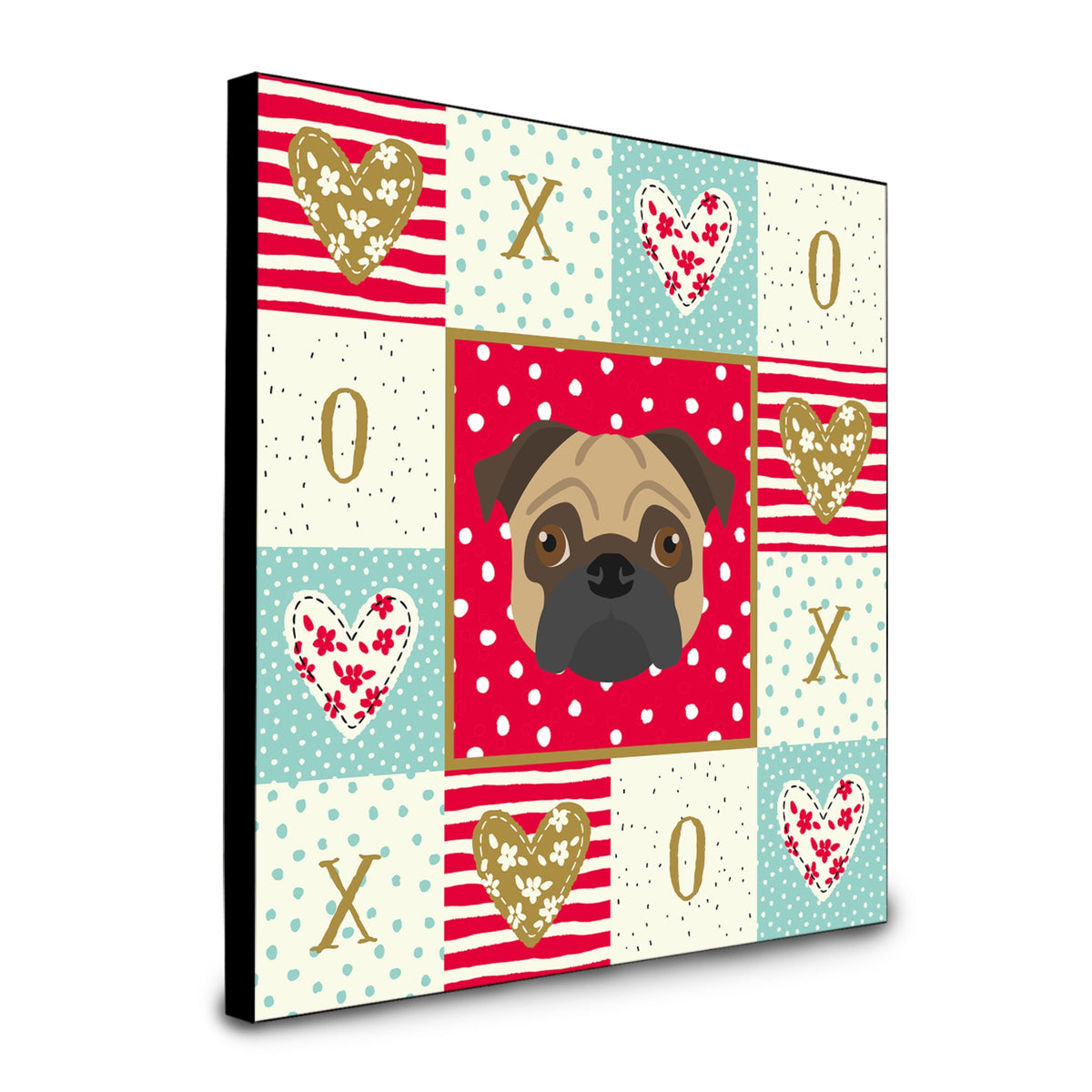Pug Love Artwork Wall Panel Ck5231Up88