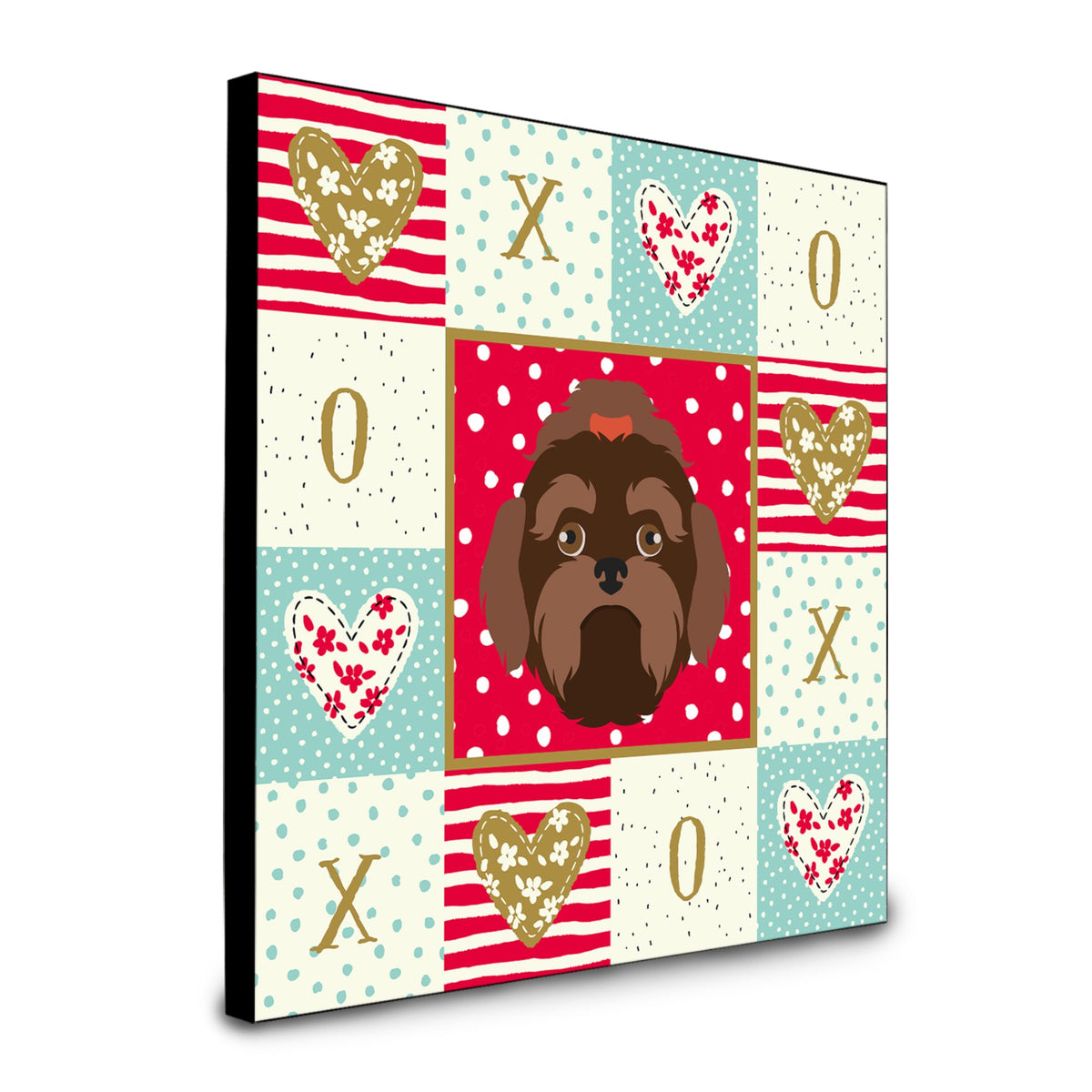 Russian Lapdog Love Artwork Wall Panel Ck5233Up88