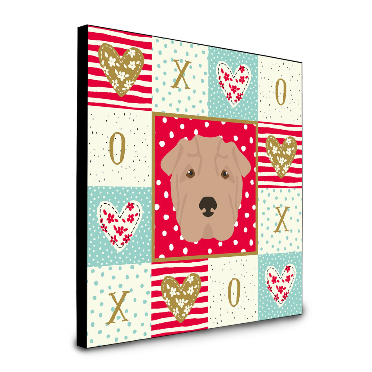 Shar Pei Love Artwork Wall Panel Ck5237Up88