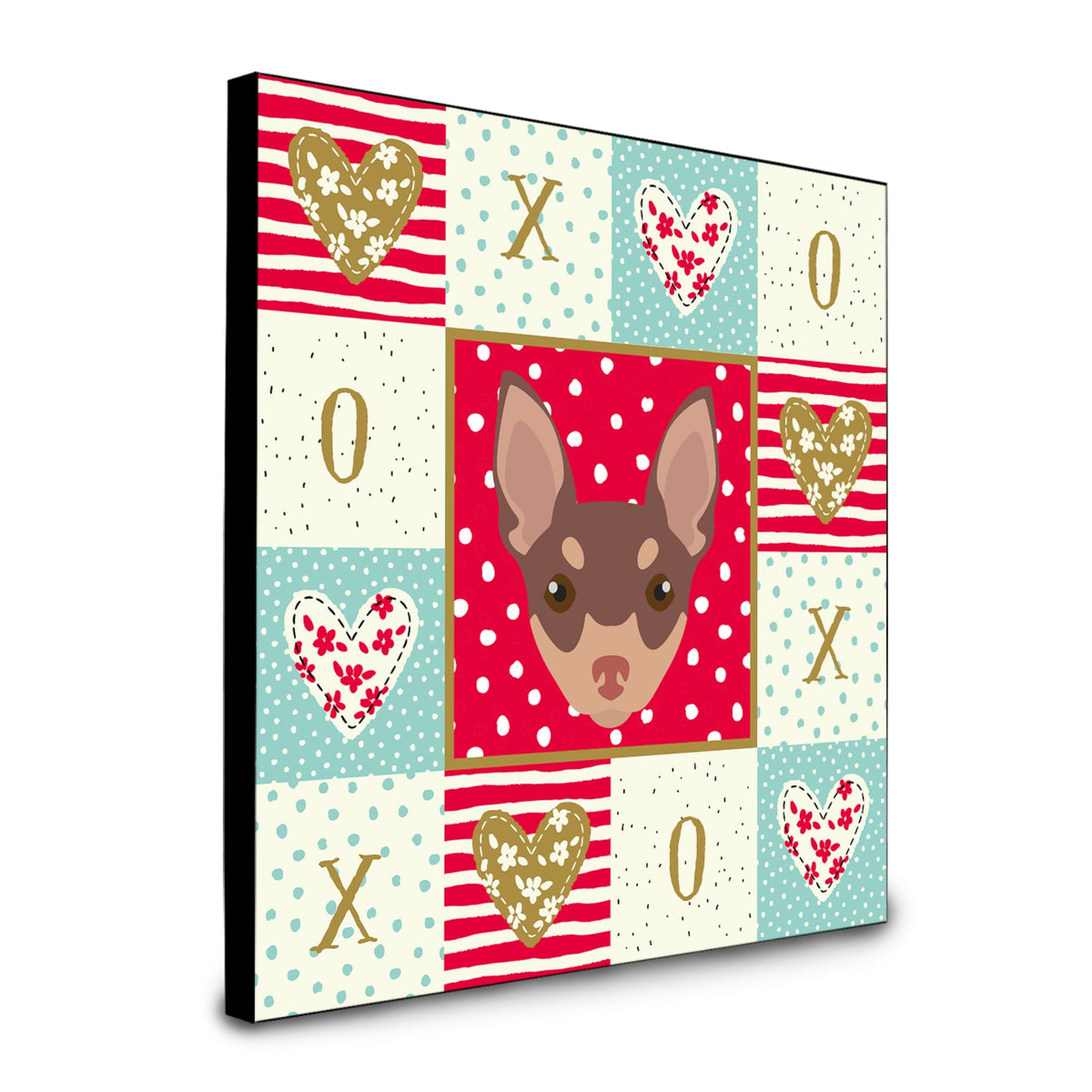 Toy Fox Terrier Love Artwork Wall Panel Ck5242Up88