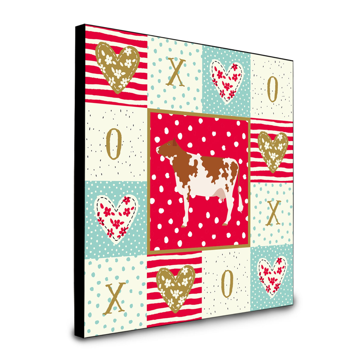 Ayrshire Cow Love Artwork Wall Panel Ck5254Up88