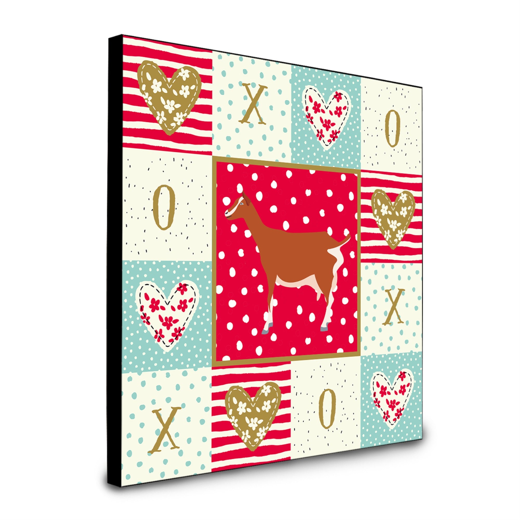 Toggenburger Goat Love Artwork Wall Panel Ck5308Up88