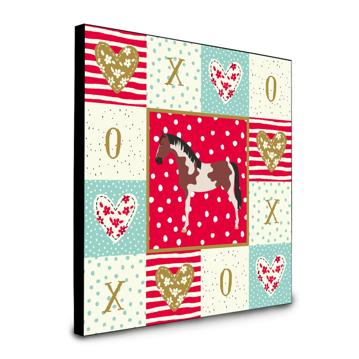 Pinto Horse Love Artwork Wall Panel Ck5334Up88