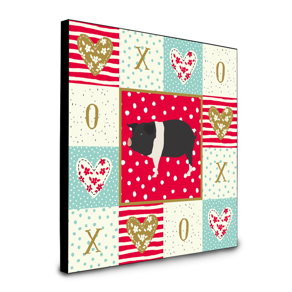 Hampshire Pig Love Artwork Wall Panel Ck5366Up88
