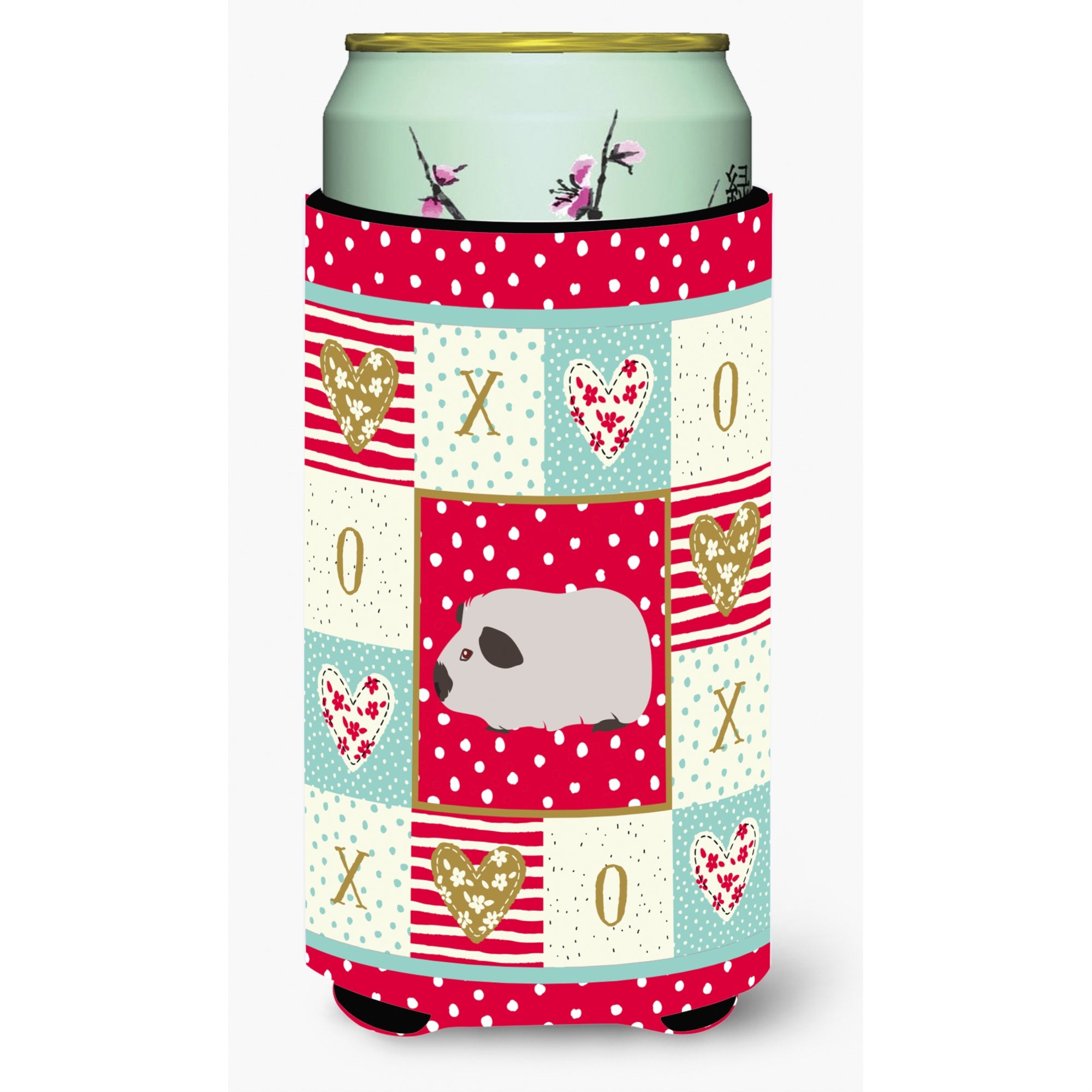 Caroline'S Treasures Ck5429Tbc Himalayan Guinea Pig Love Tall Boy Hugger Cold-Beverage-Koozies, Multicolor