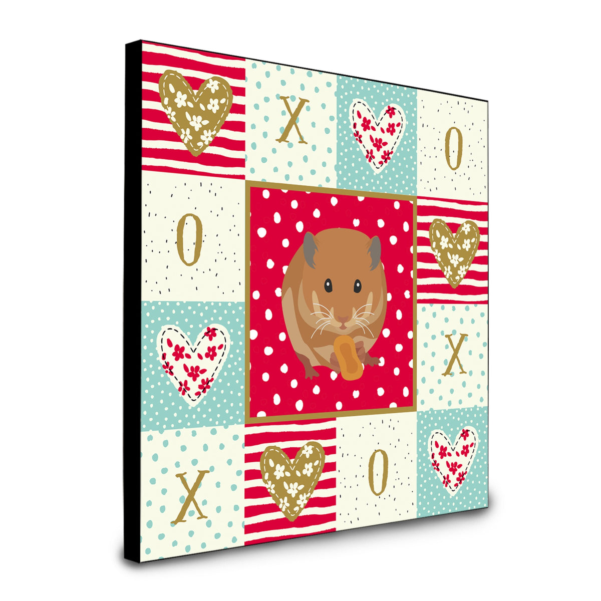 Teddy Bear Hamster Love Artwork Wall Panel Ck5444Up88