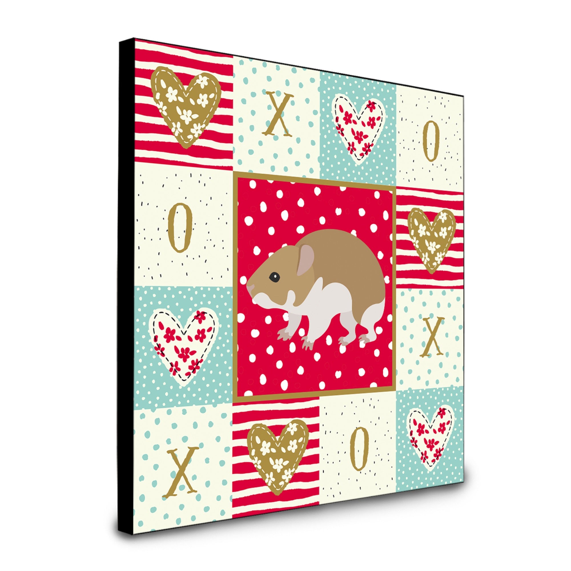 Turkish Hamster Love Artwork Wall Panel Ck5445Up88